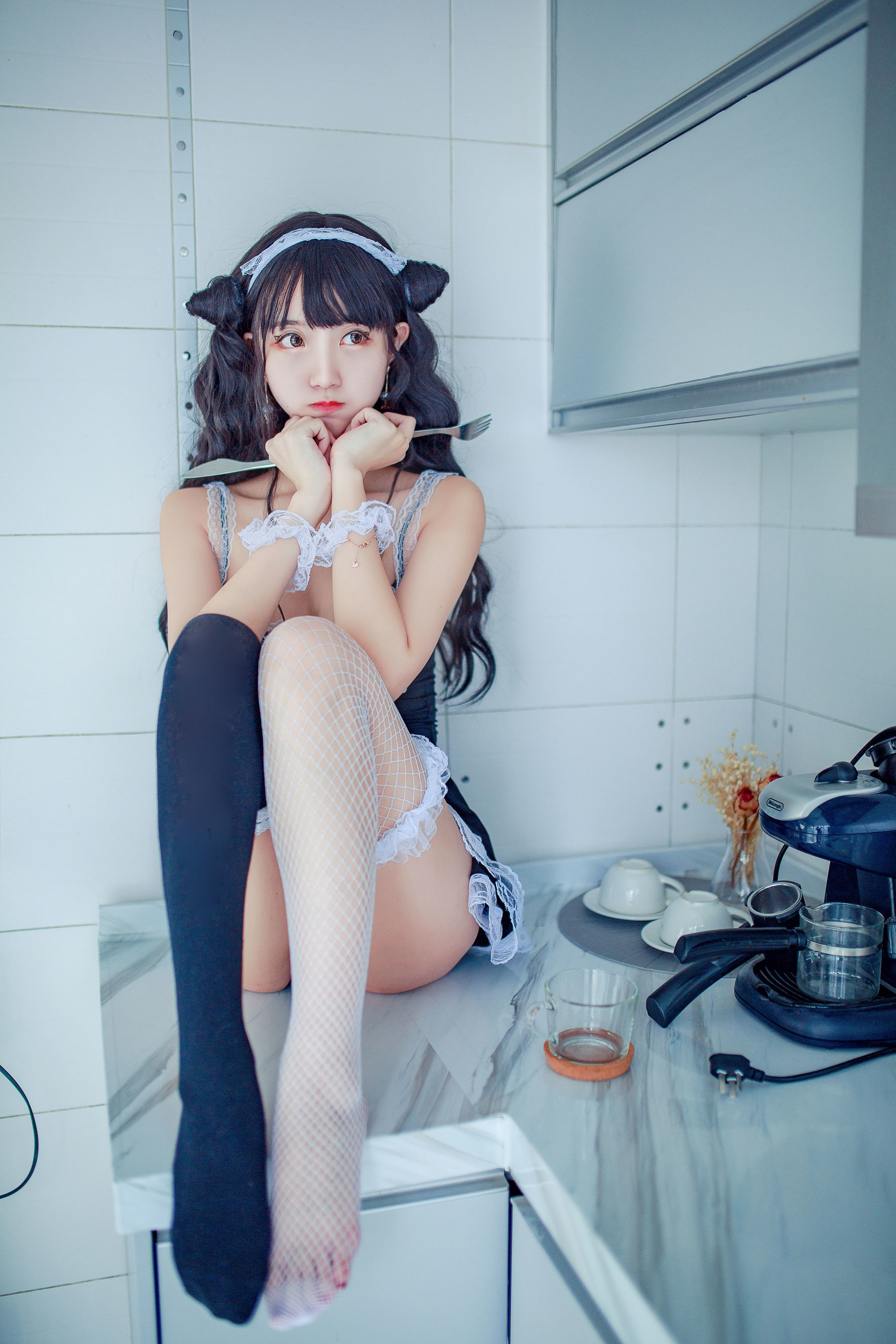 黑川 - 小恶魔女仆装-图25