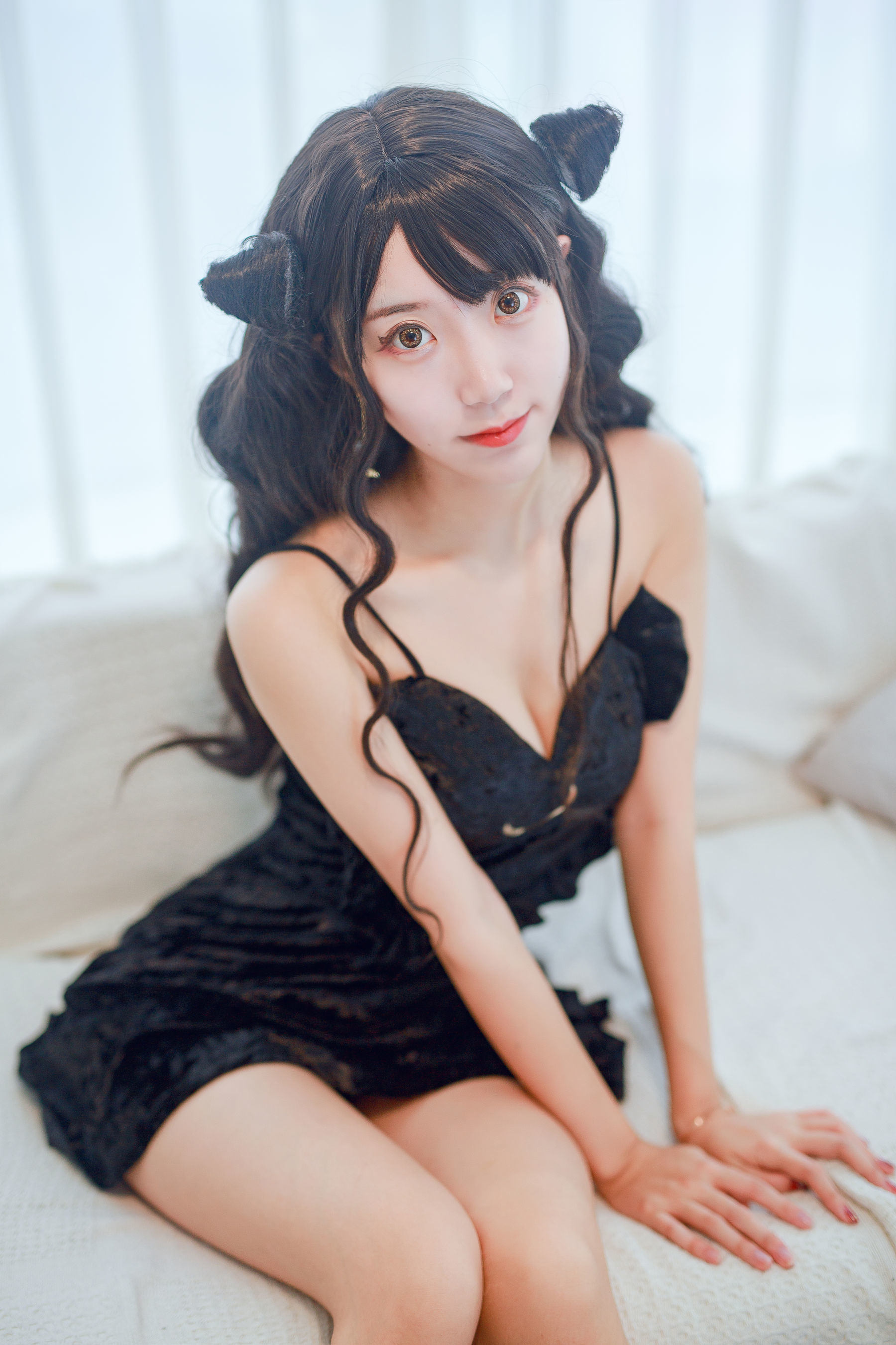 黑川 - 小恶魔黑裙子-图23