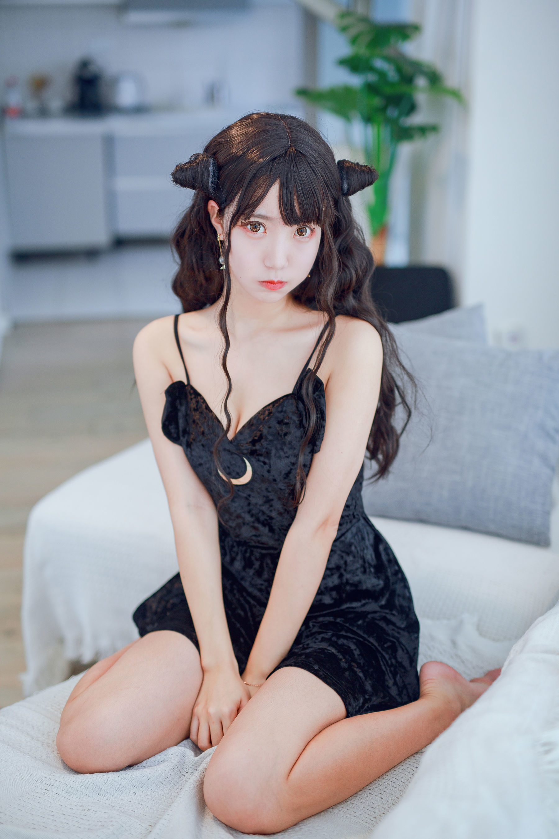 黑川 - 小恶魔黑裙子-图24