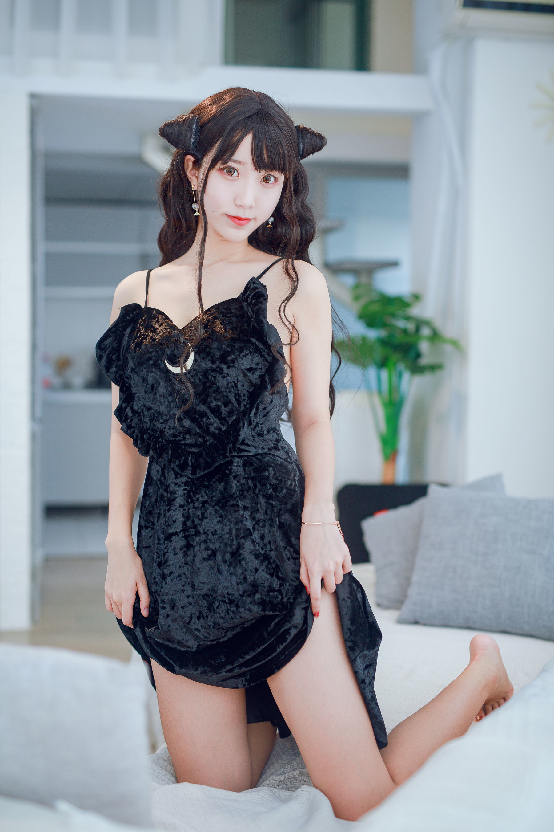 黑川 - 小恶魔黑裙子-图25