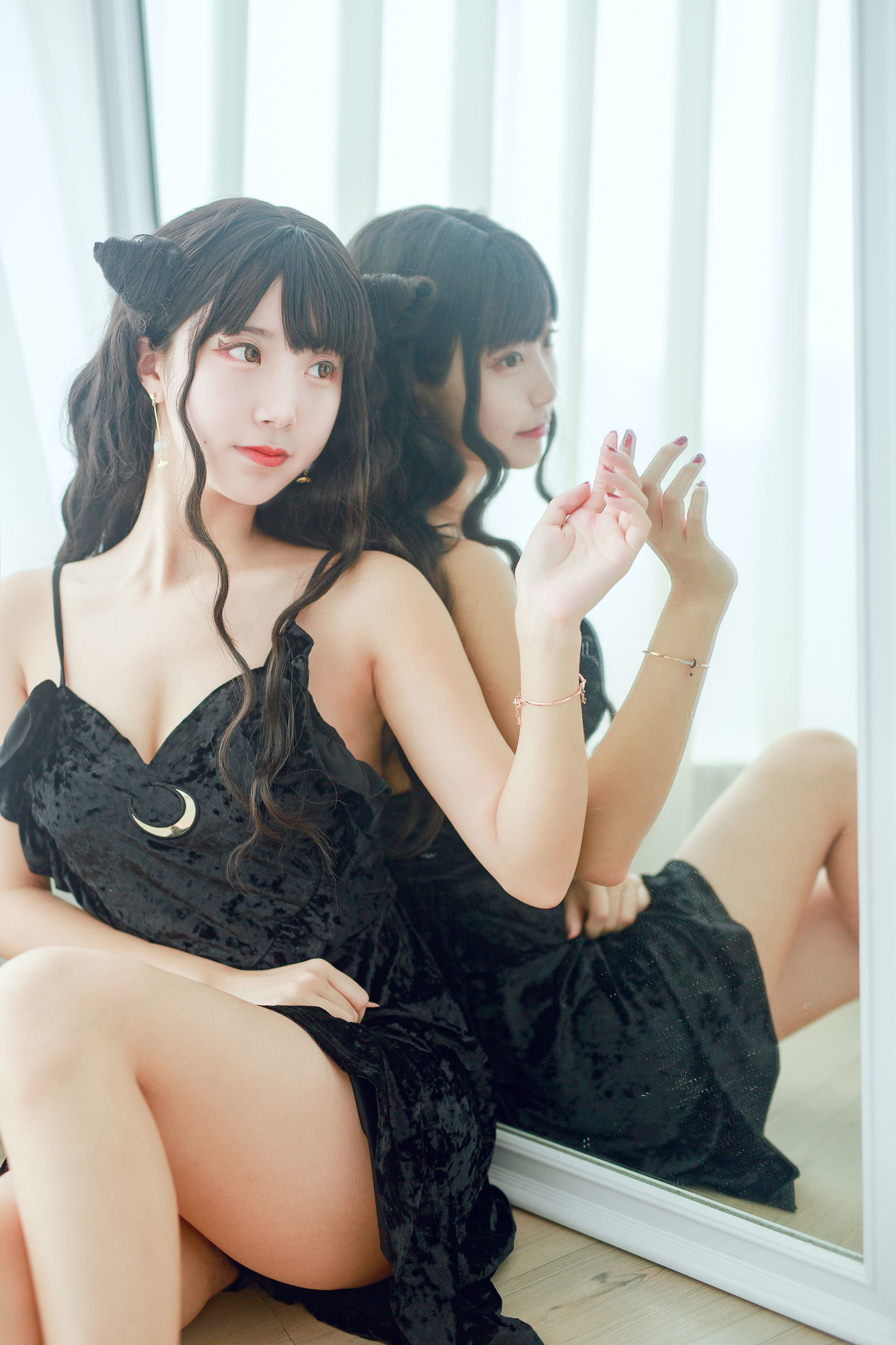 黑川 - 小恶魔黑裙子-图29