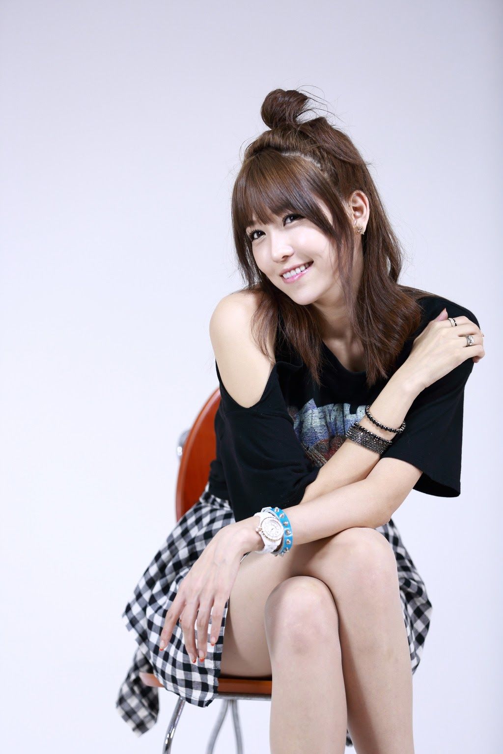 李恩慧 - 丸子头俏皮风棚拍-图14