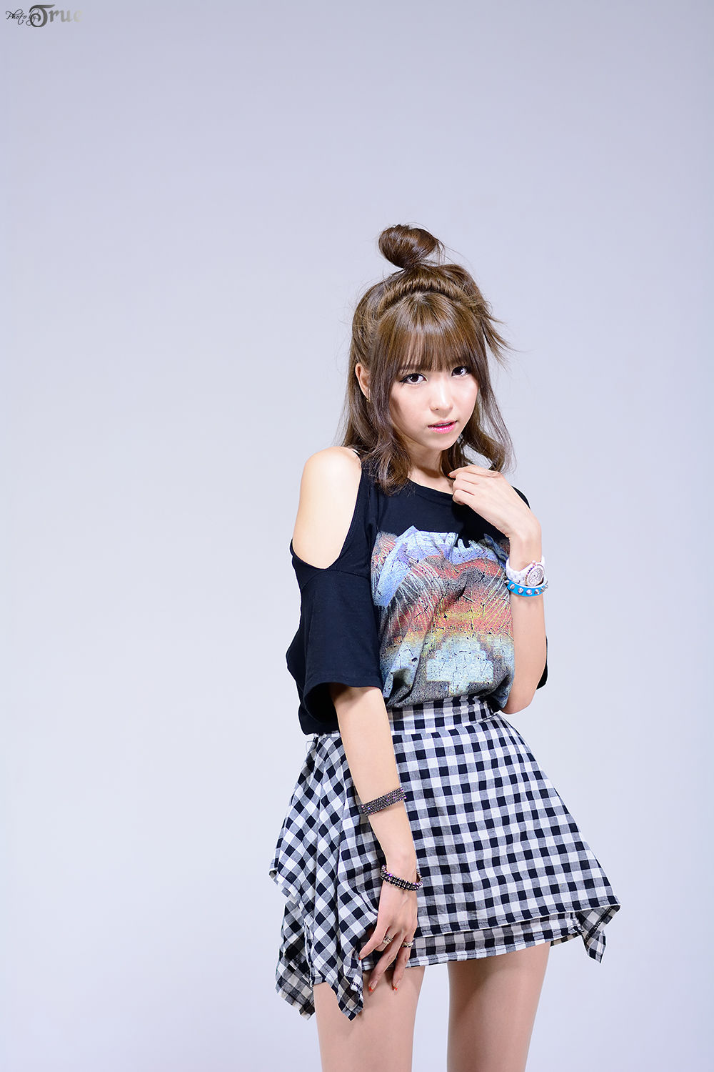 李恩慧 - 丸子头俏皮风棚拍-图7