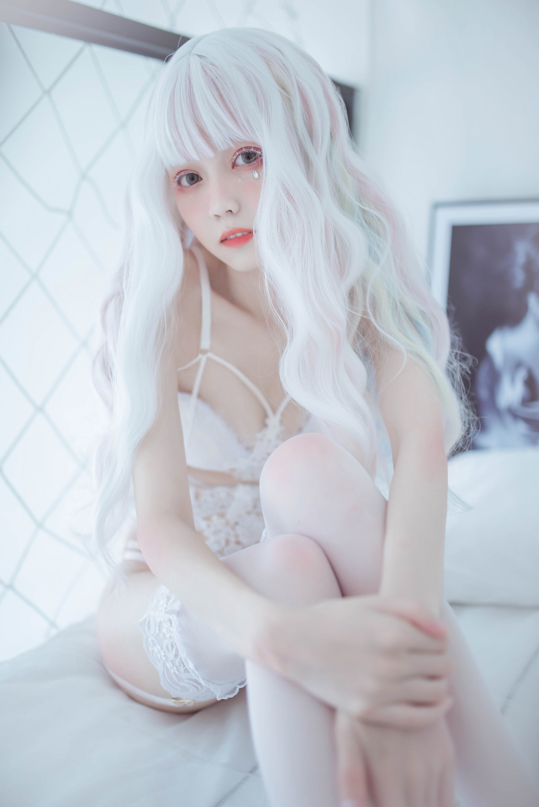 小妖精你的负卿 - 白色蕾丝私房-图2