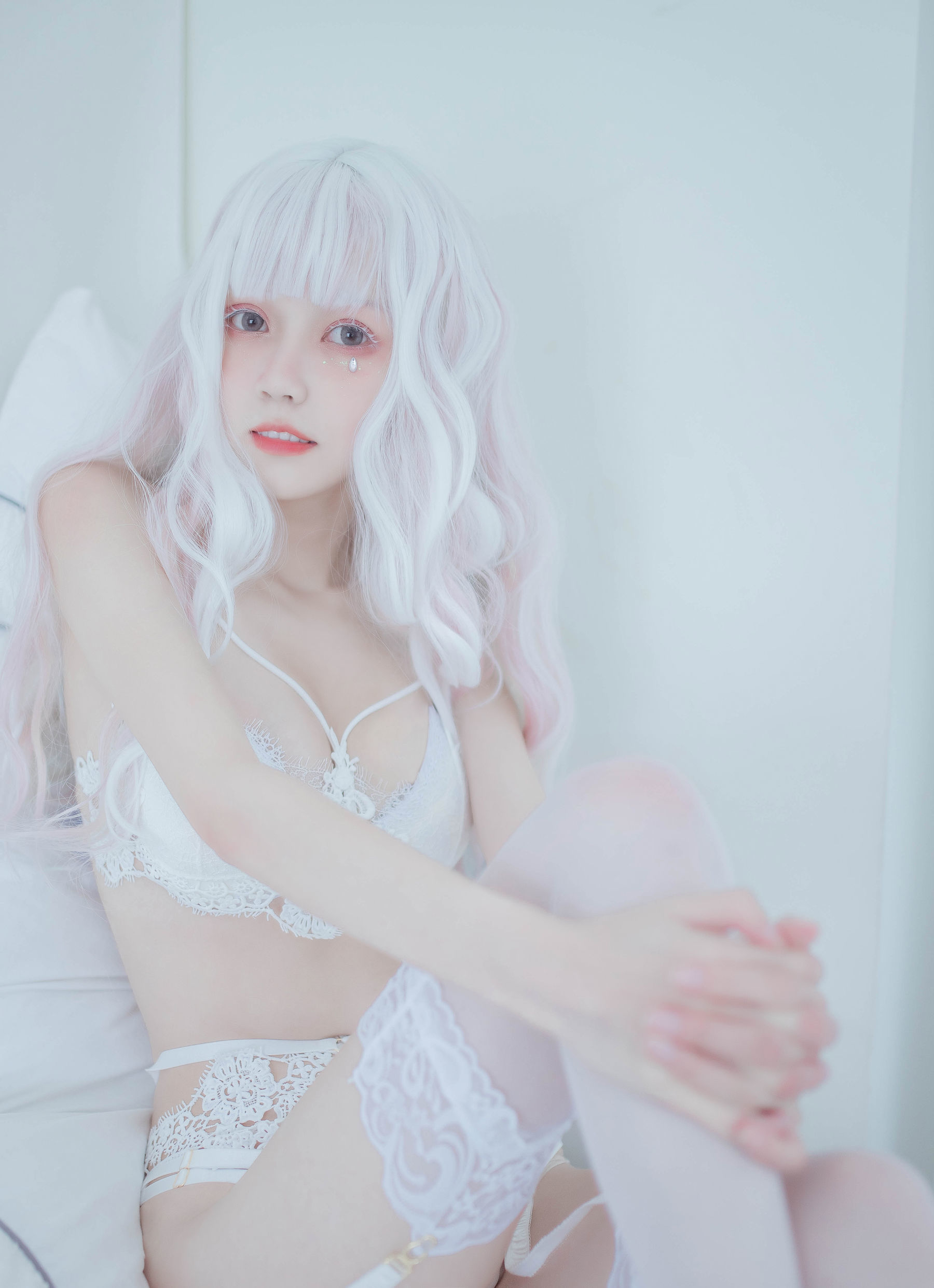 小妖精你的负卿 - 白色蕾丝私房-图29