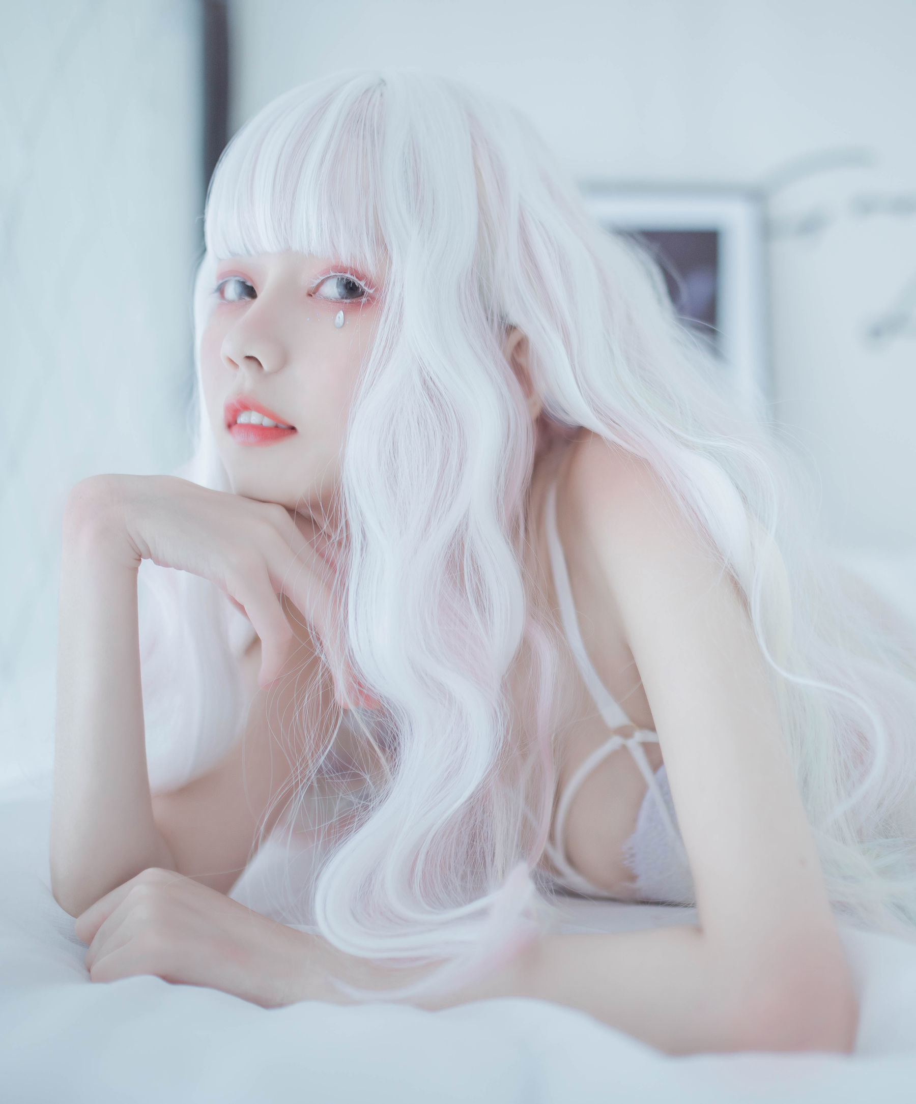 小妖精你的负卿 - 白色蕾丝私房-图5