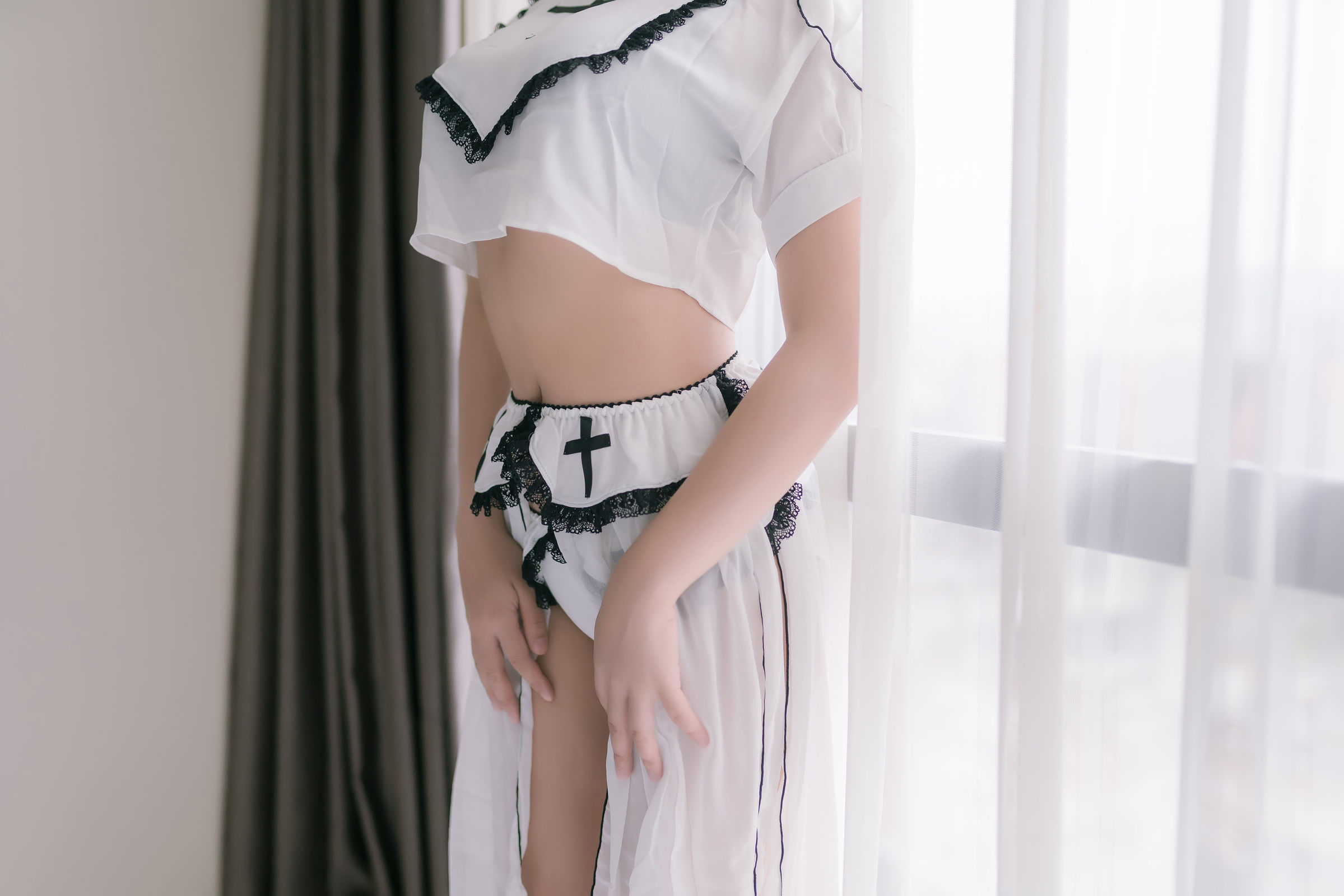 二次元妹子抱走莫子aa - 纯白修女-图18