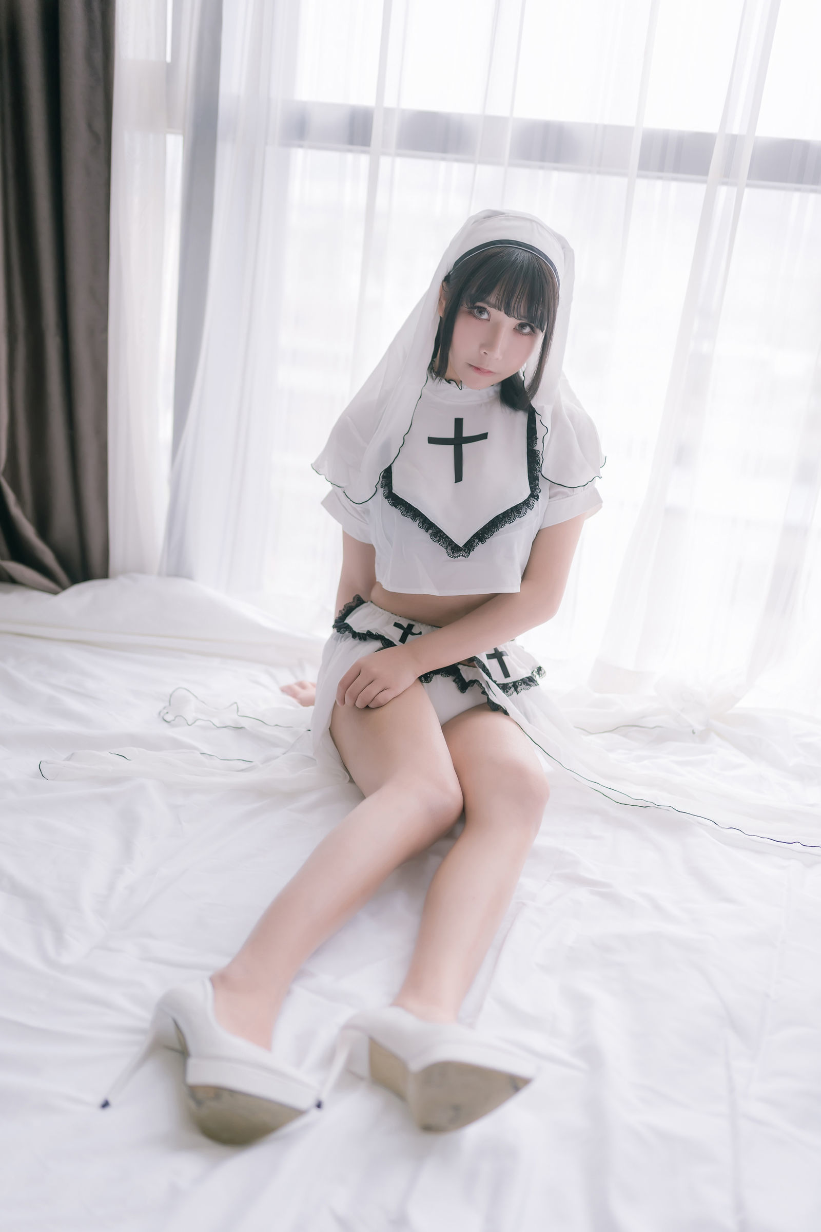 二次元妹子抱走莫子aa - 纯白修女-图24