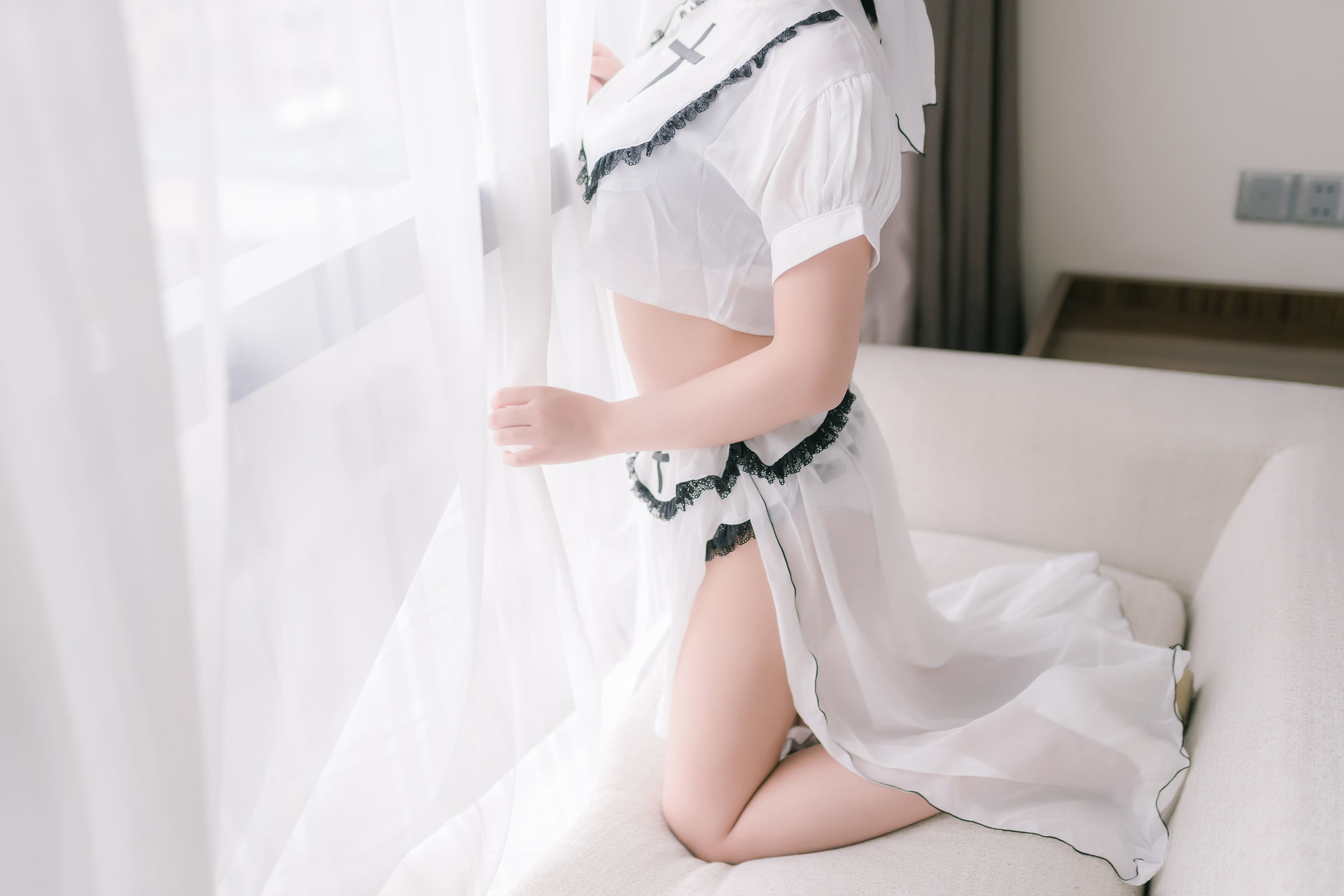 二次元妹子抱走莫子aa - 纯白修女-图27