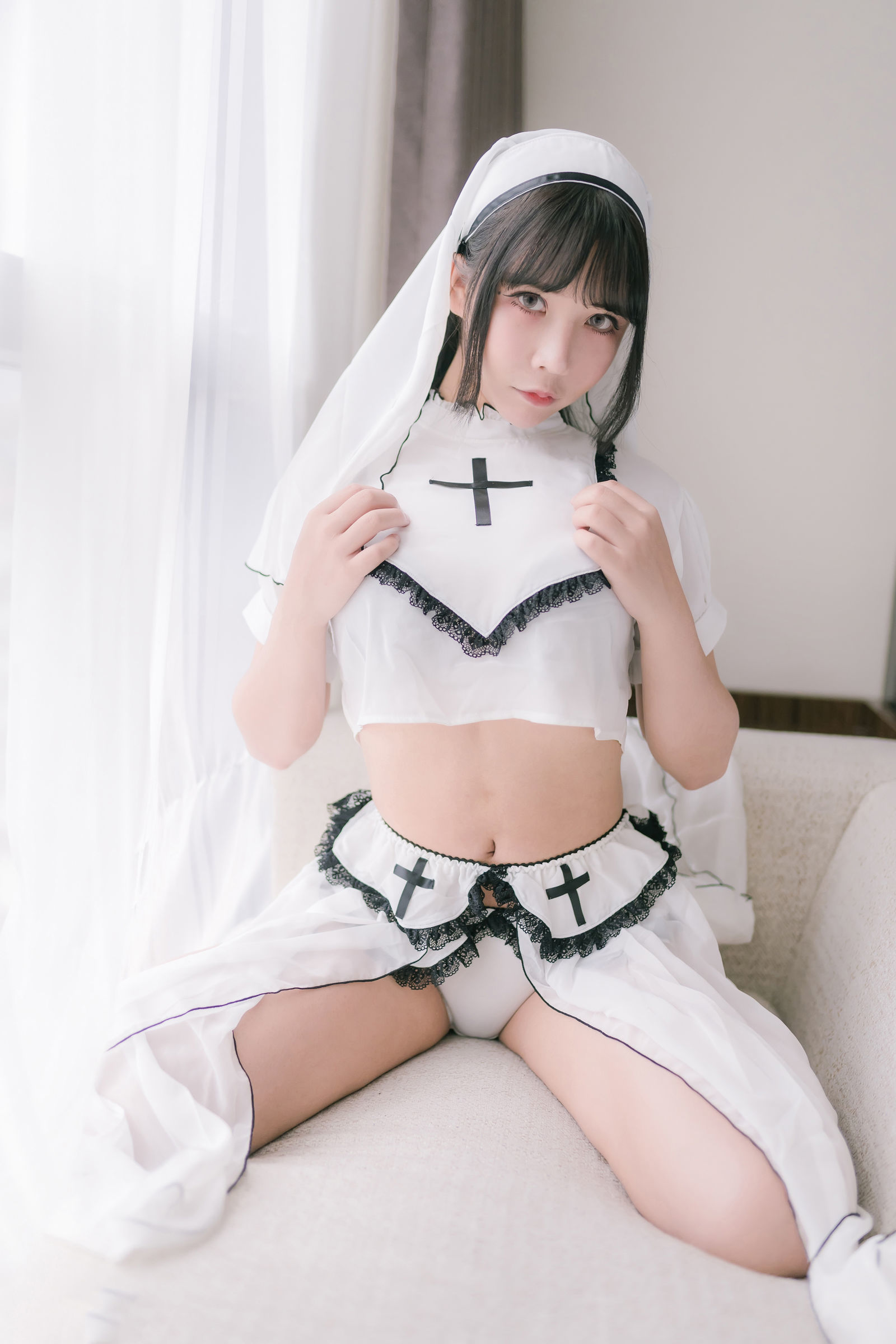 二次元妹子抱走莫子aa - 纯白修女-图28