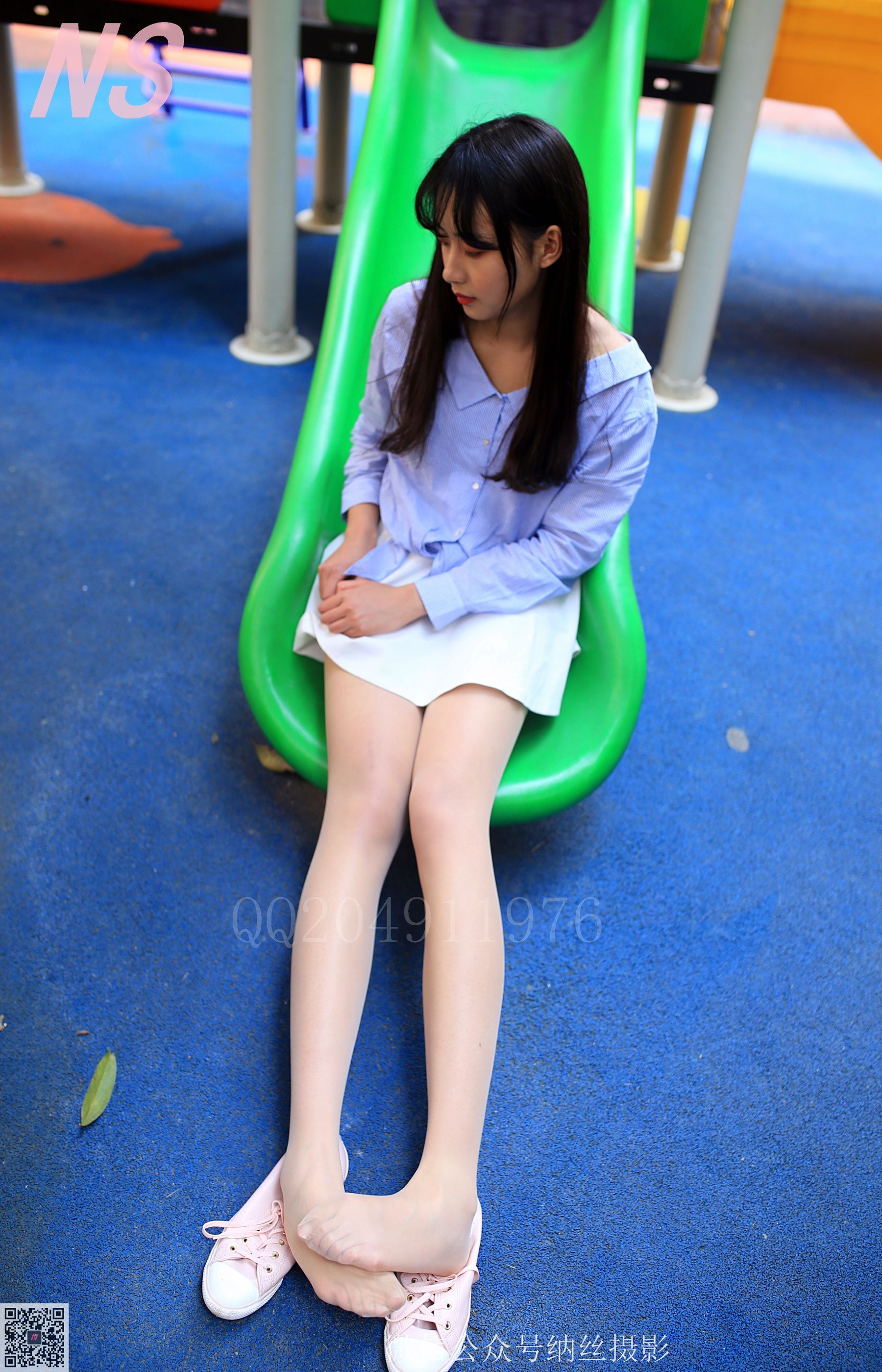 NO.120 李敏琪 长发长腿肉丝-图42
