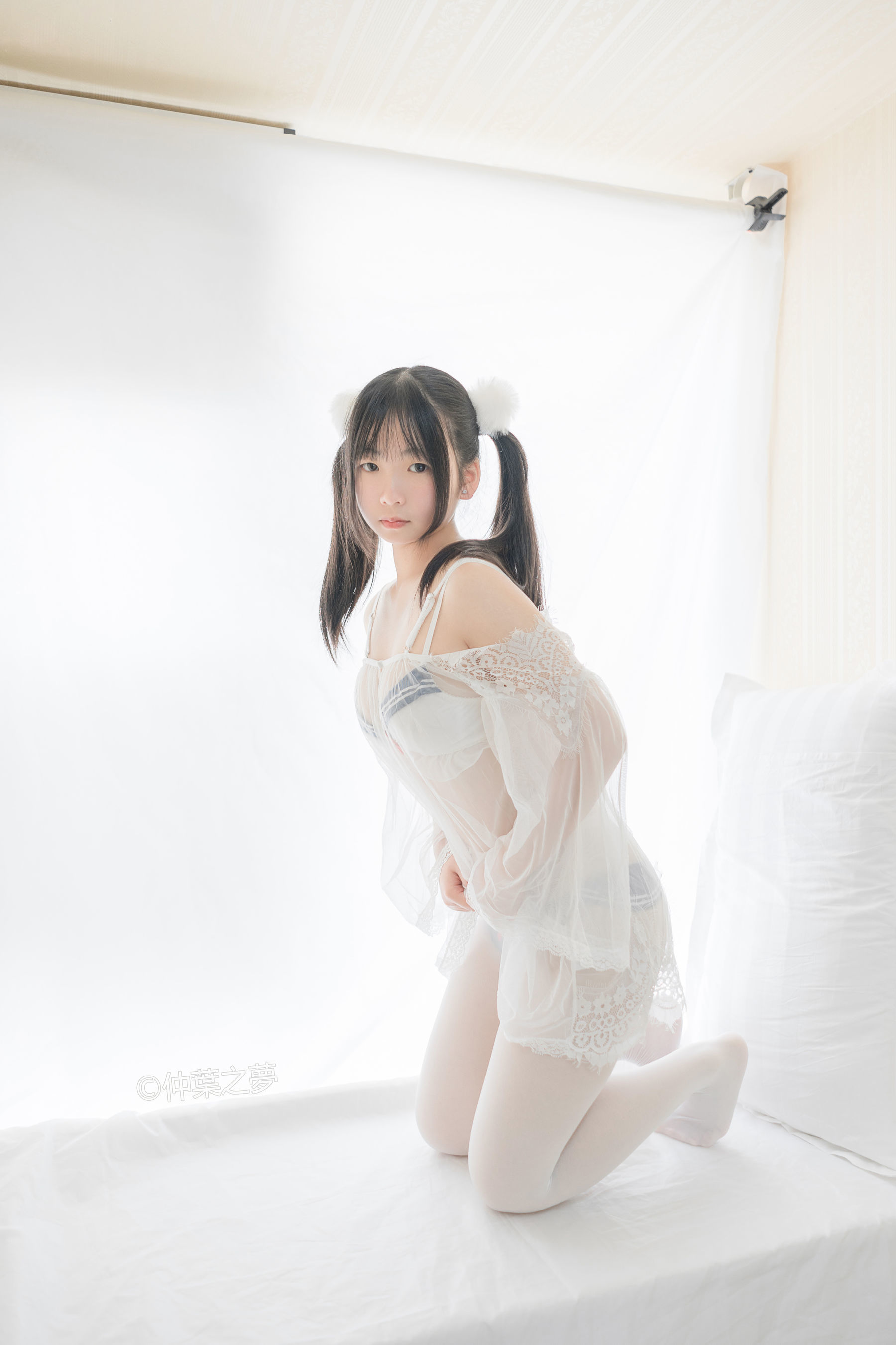 Grand.004 美代Miyo 透明白纱-图11