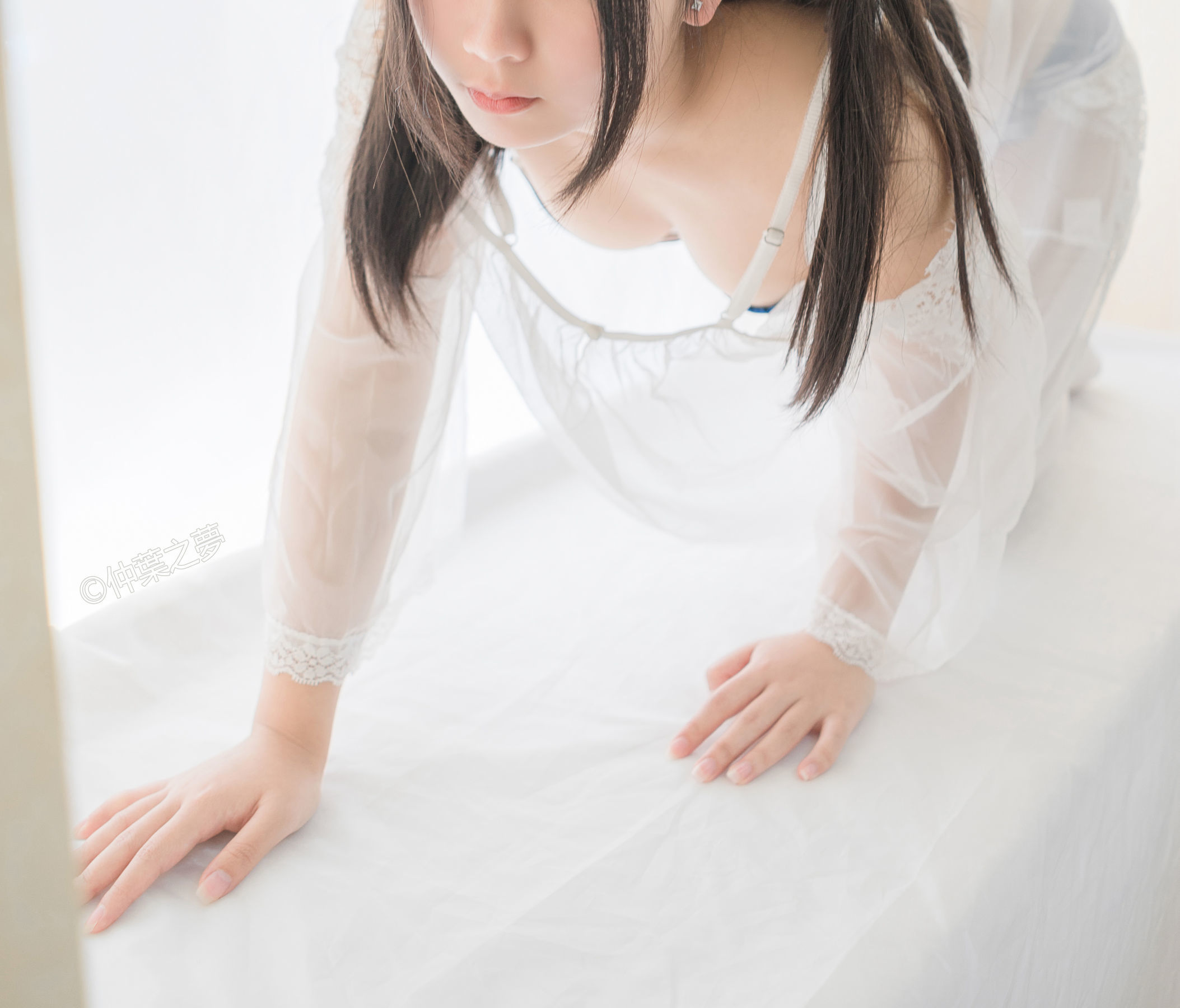 Grand.004 美代Miyo 透明白纱-图12