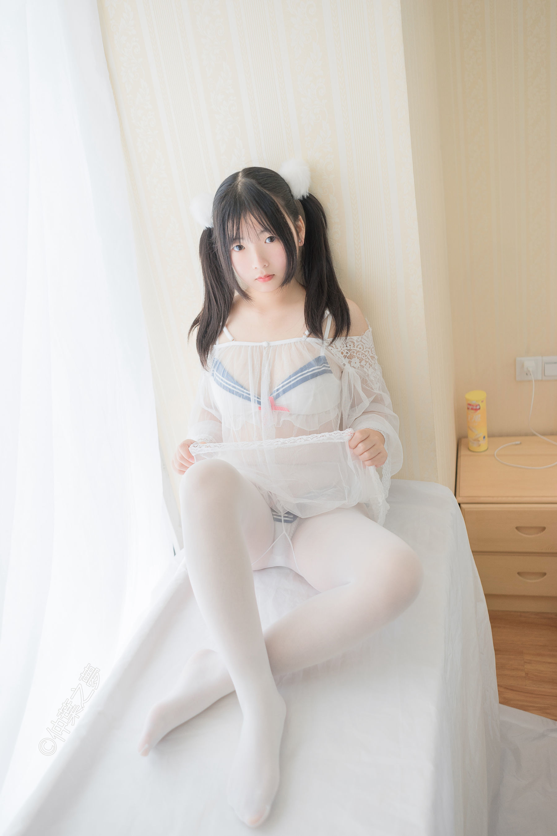 Grand.004 美代Miyo 透明白纱-图16