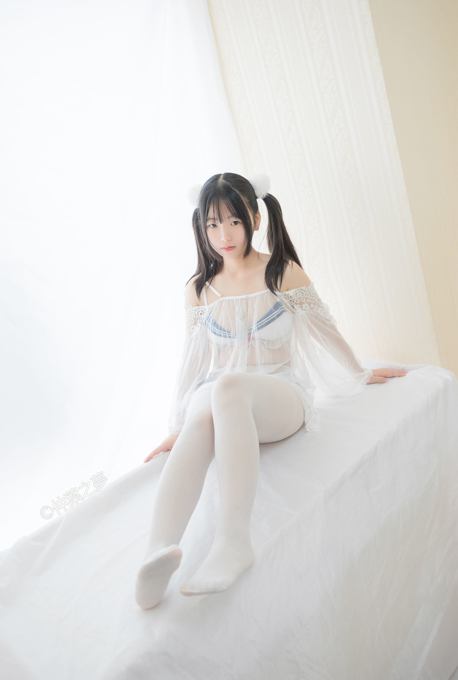 Grand.004 美代Miyo 透明白纱-图1