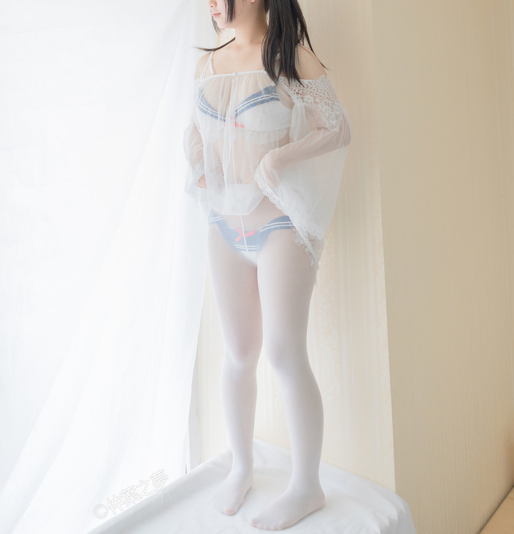 Grand.004 美代Miyo 透明白纱-图21