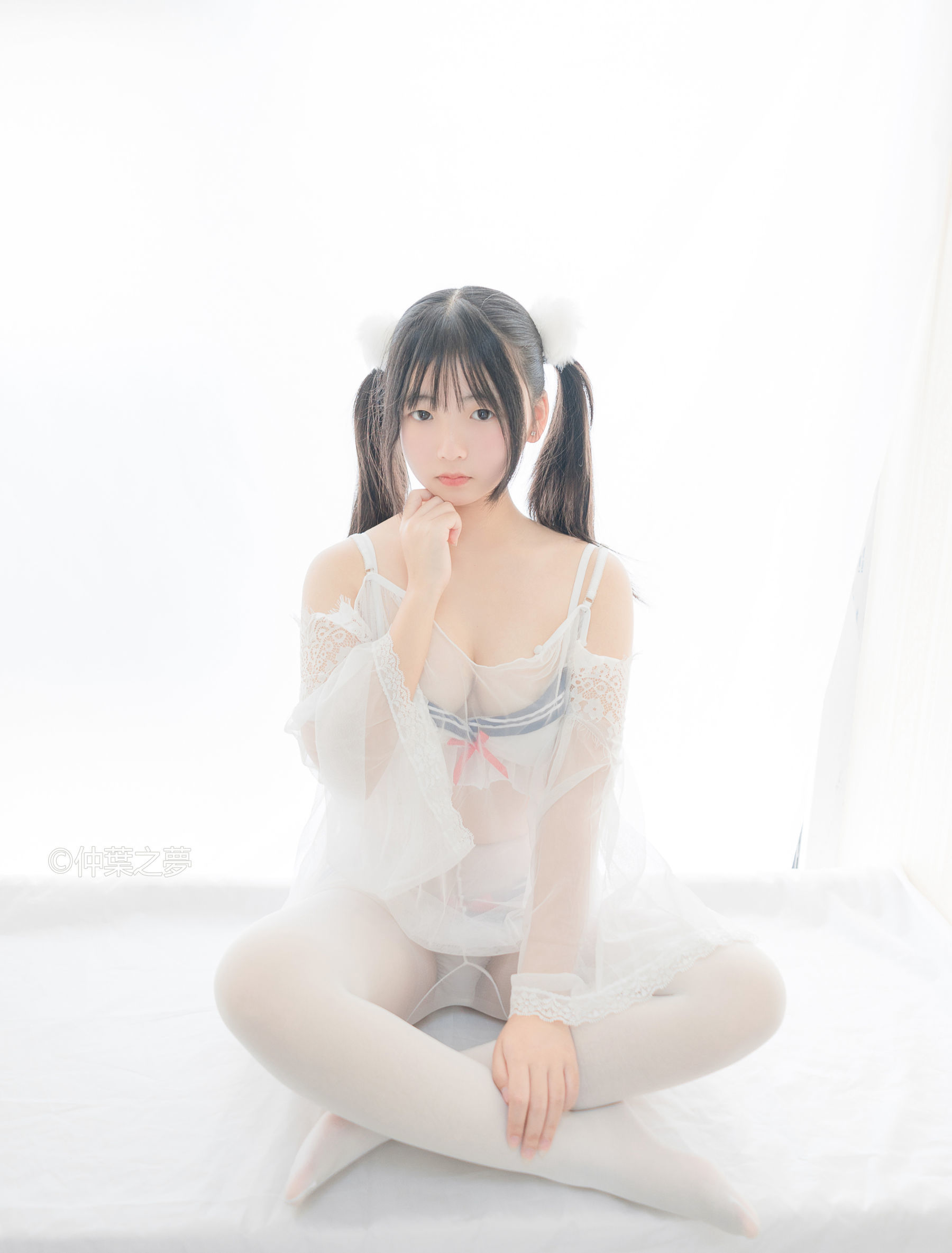 Grand.004 美代Miyo 透明白纱-图28