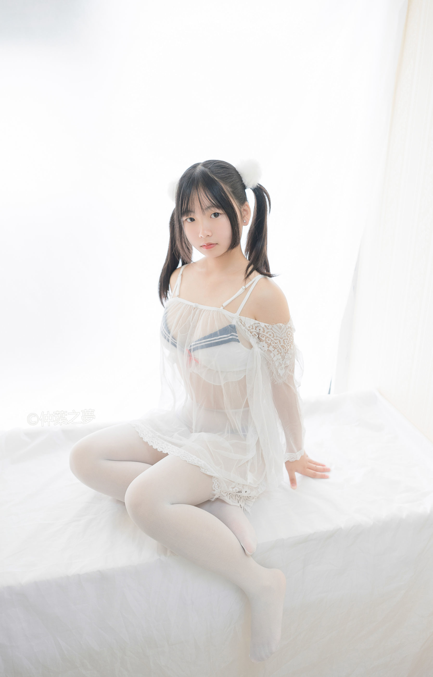Grand.004 美代Miyo 透明白纱-图2