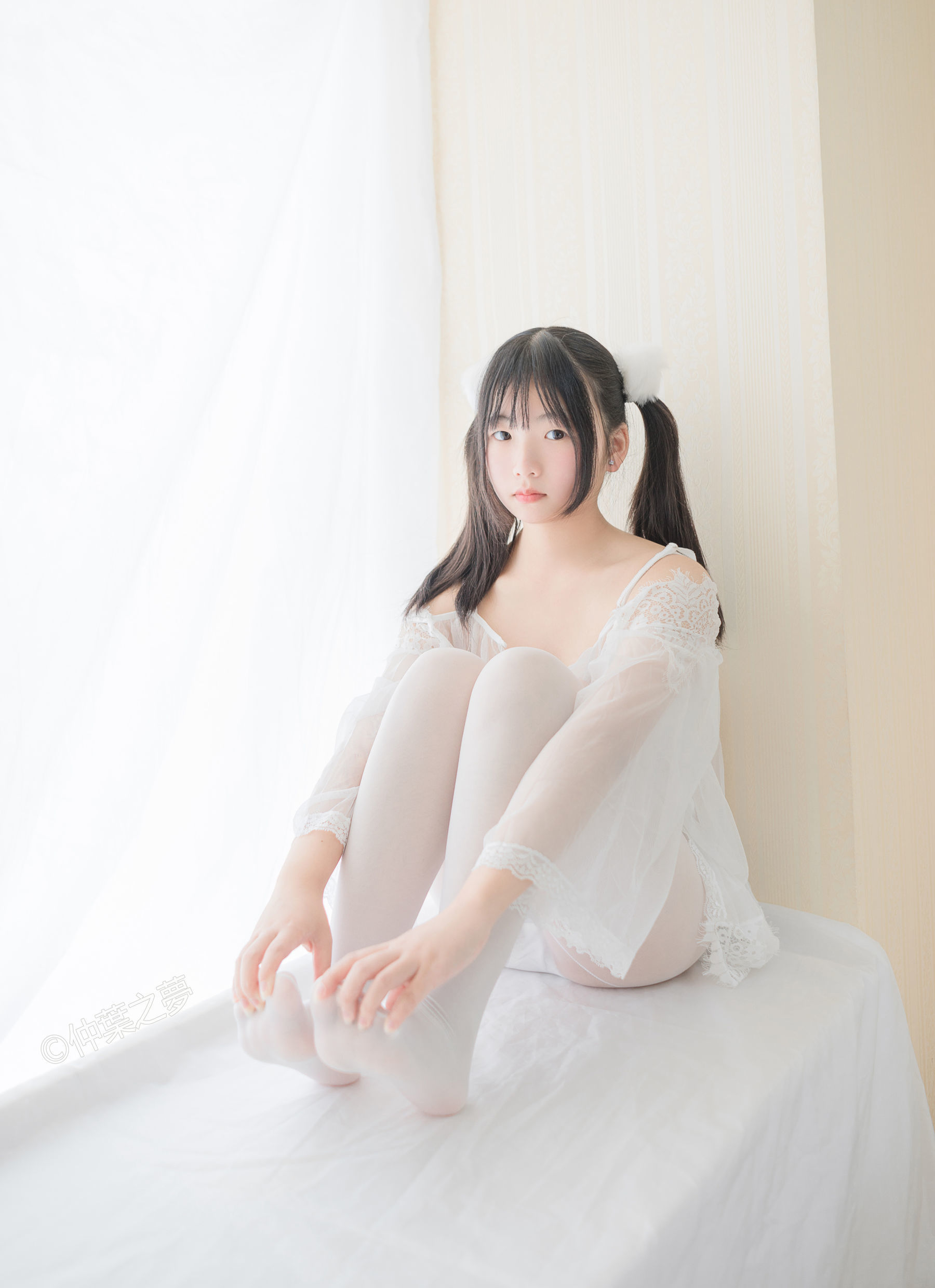 Grand.004 美代Miyo 透明白纱-图35