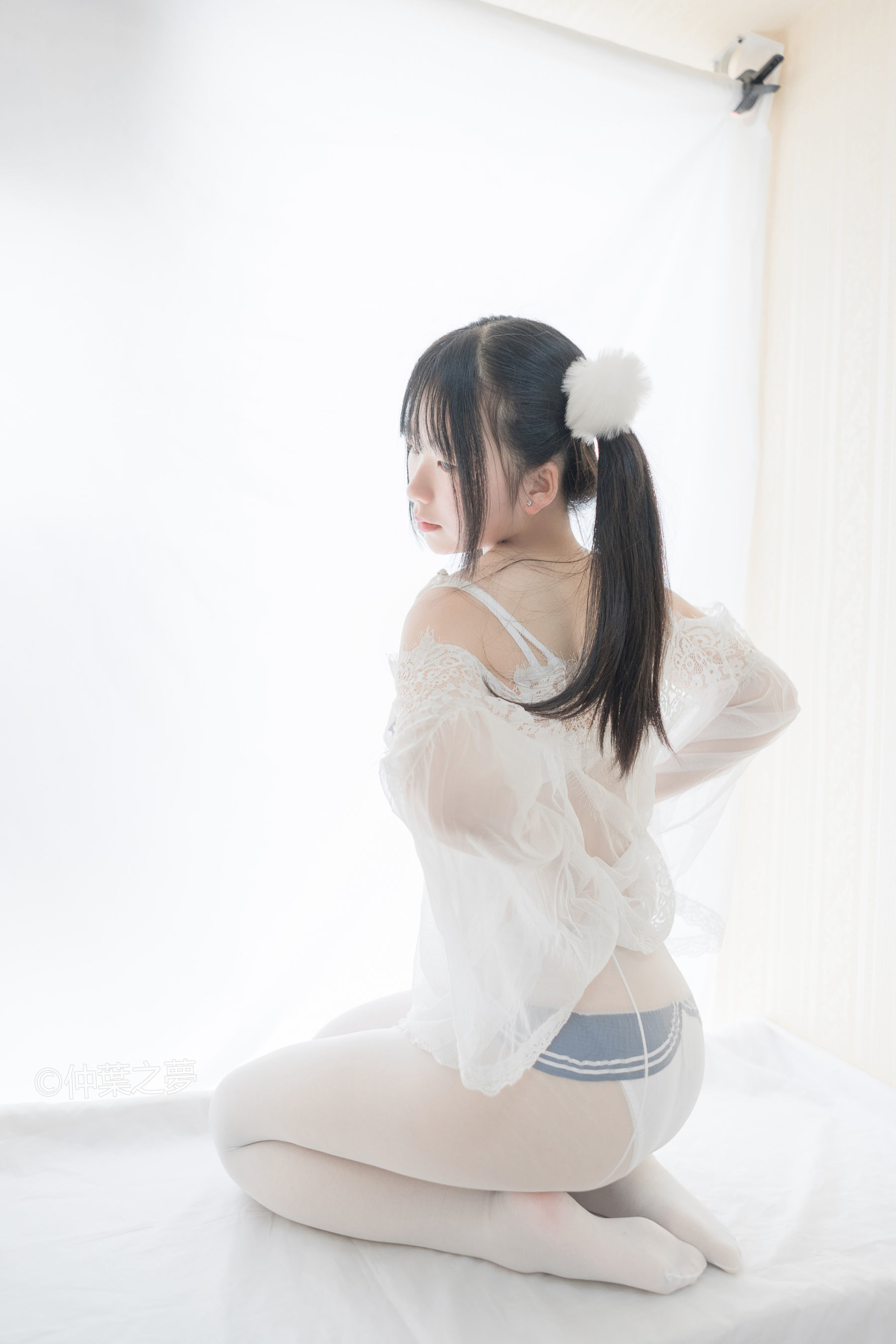 Grand.004 美代Miyo 透明白纱-图37