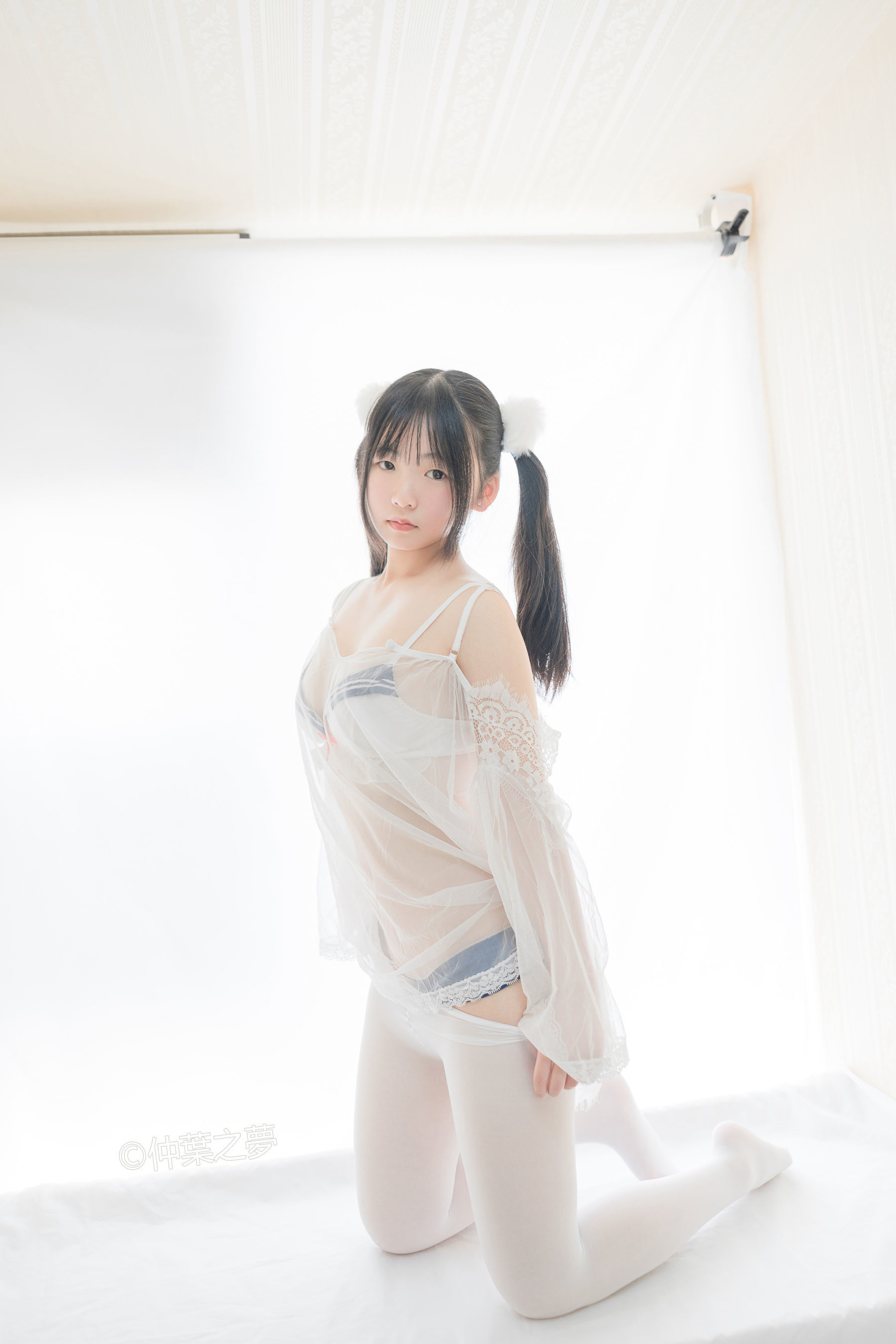 Grand.004 美代Miyo 透明白纱-图40