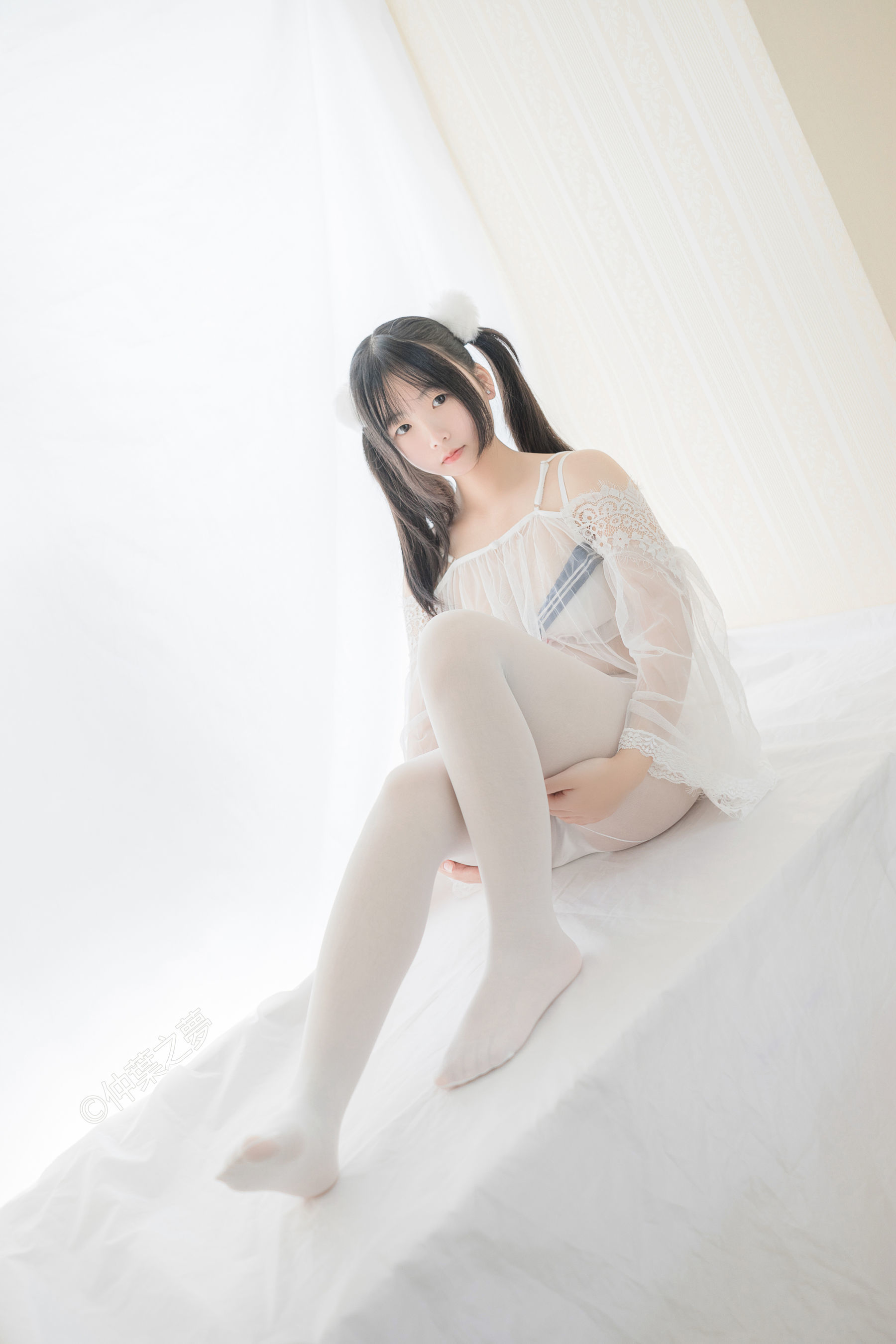 Grand.004 美代Miyo 透明白纱-图4