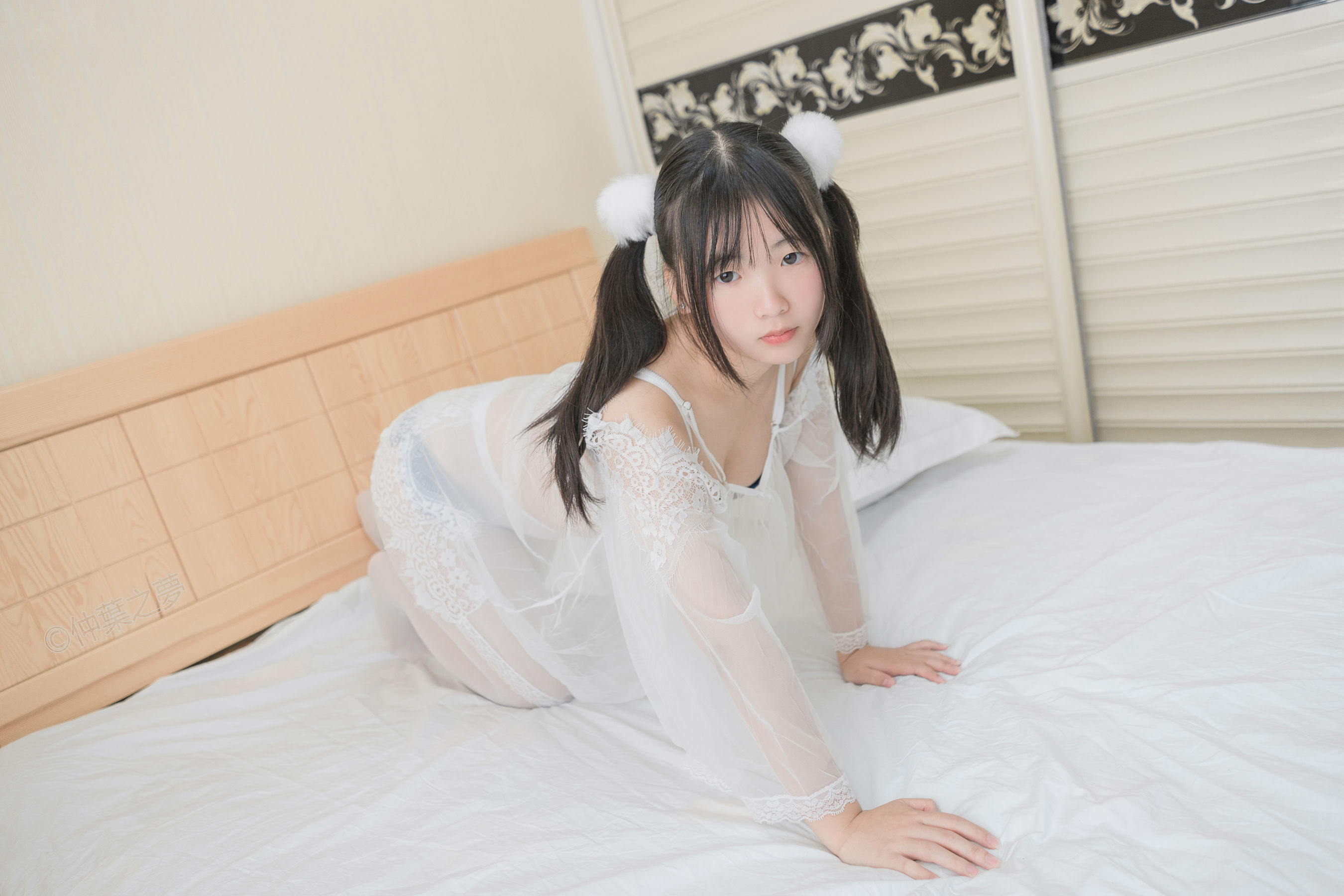 Grand.004 美代Miyo 透明白纱-图57