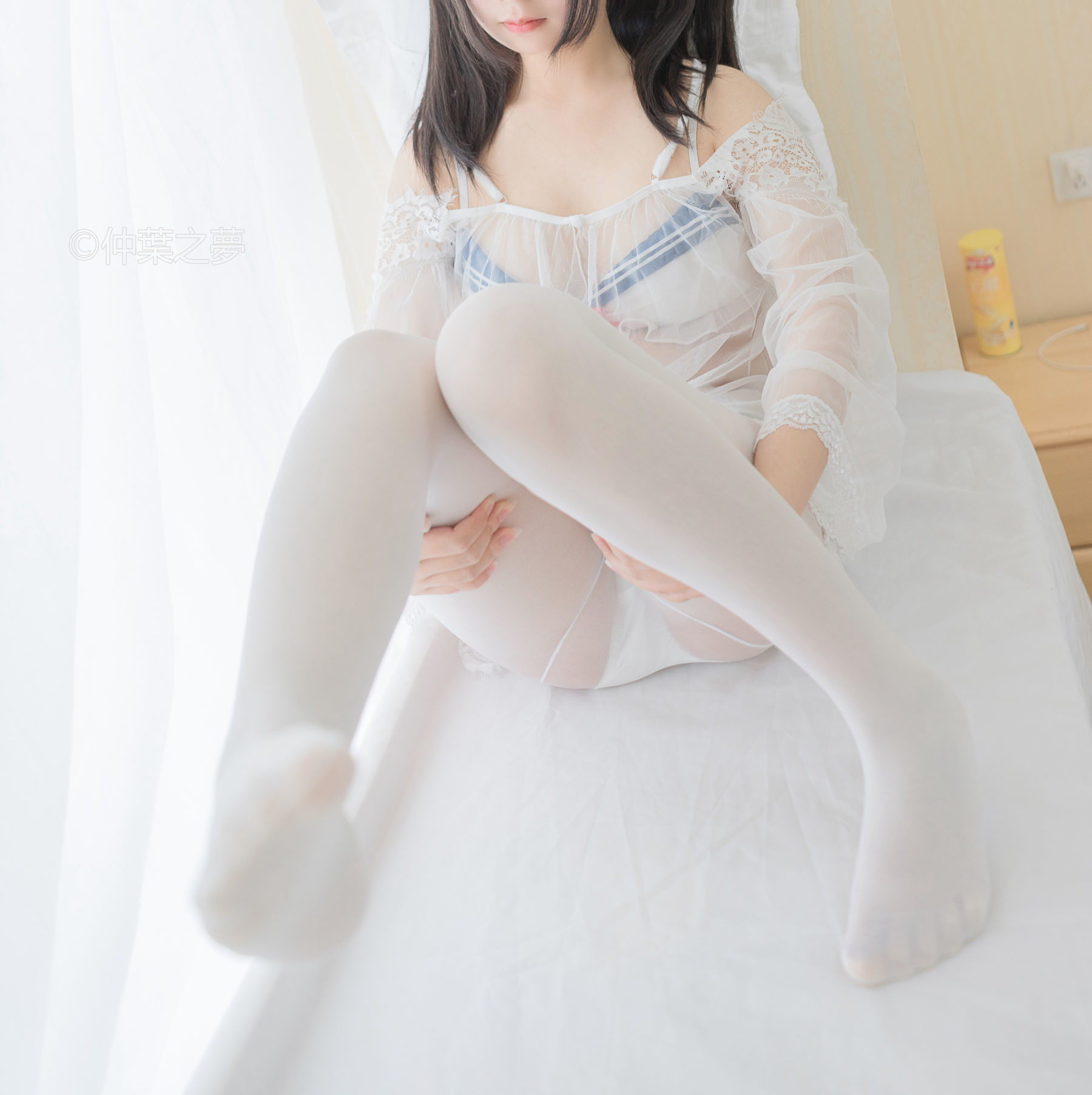 Grand.004 美代Miyo 透明白纱-图5