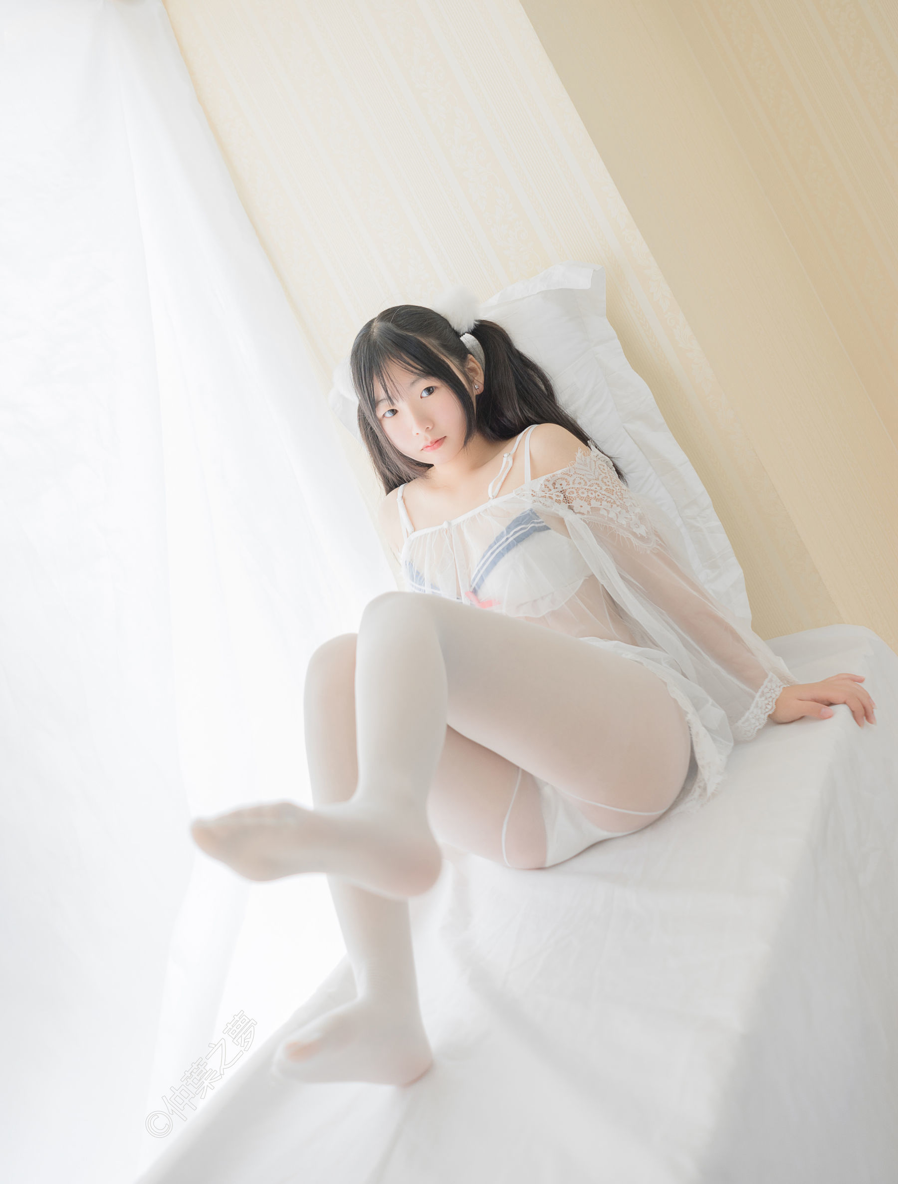 Grand.004 美代Miyo 透明白纱-图7