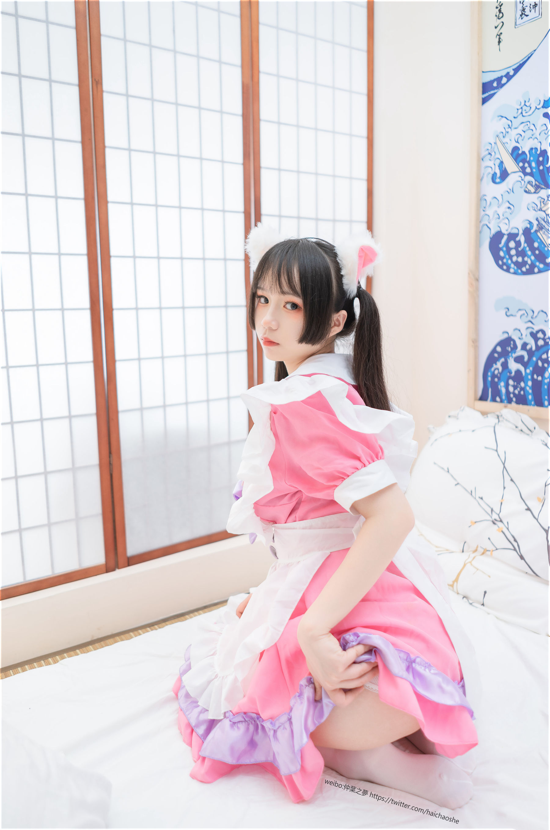 Grand.011  粉红女仆的白丝-图70