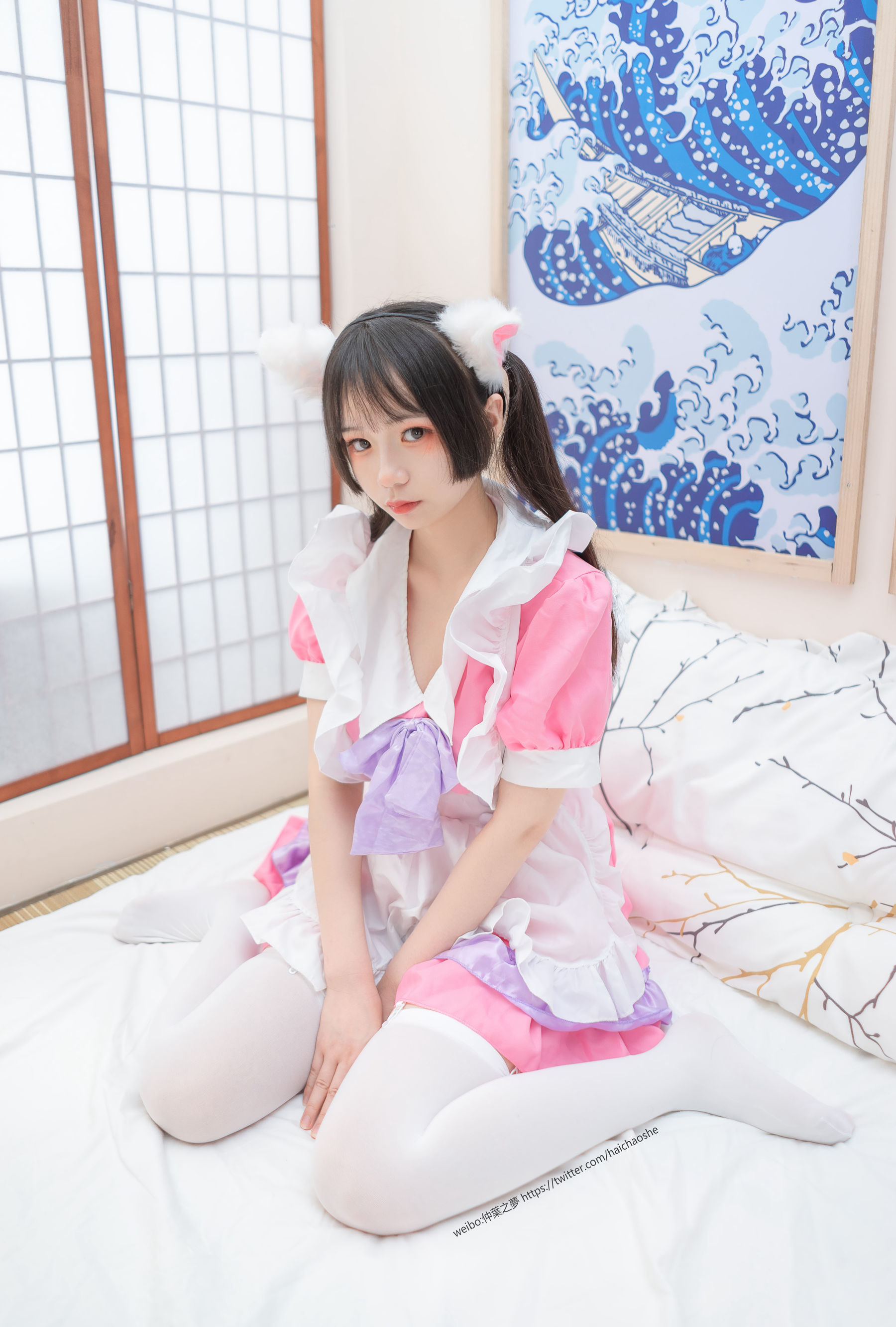 Grand.011  粉红女仆的白丝-图75
