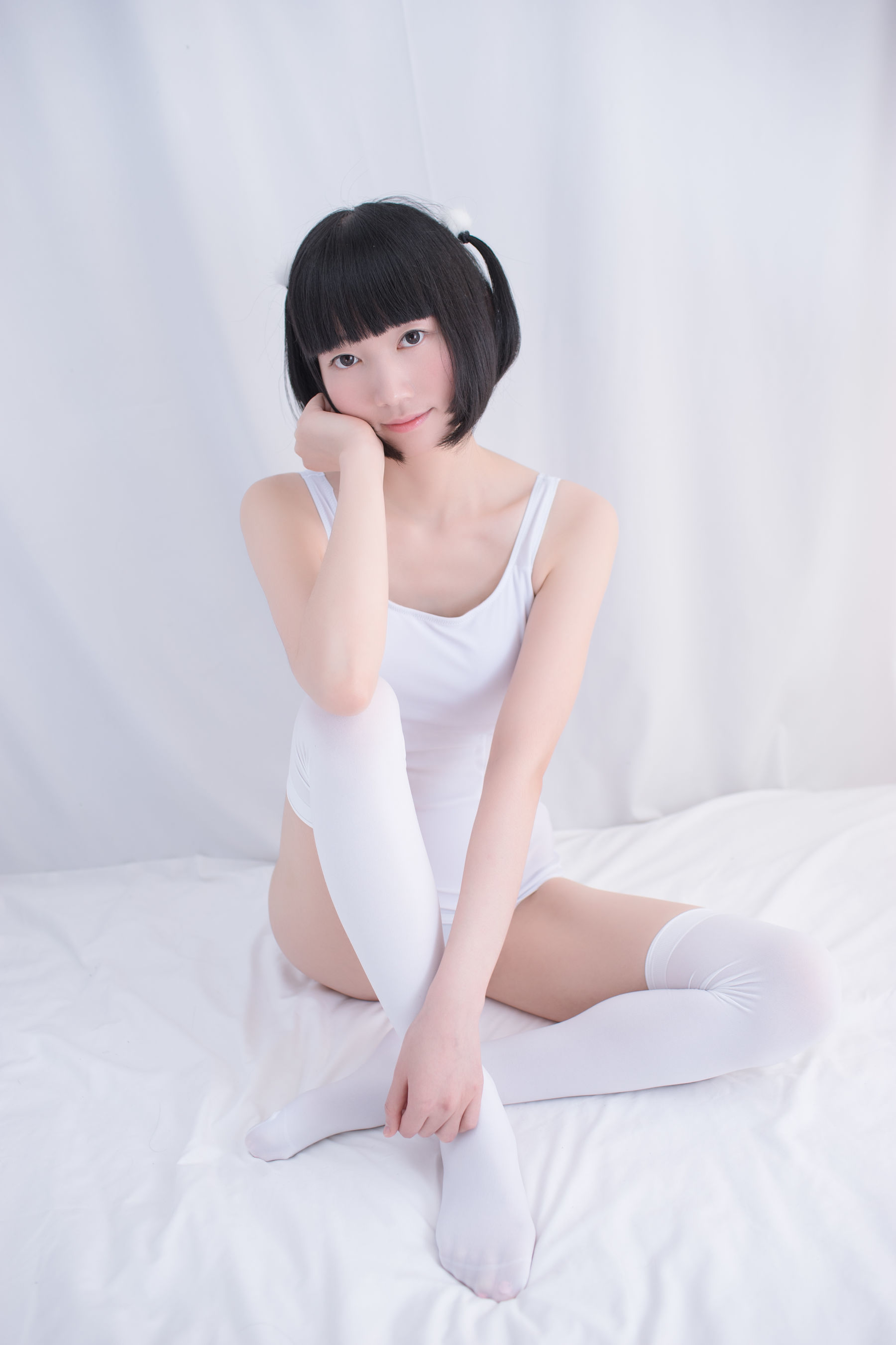 SPL.001  白色纯情丝袜秀-图6