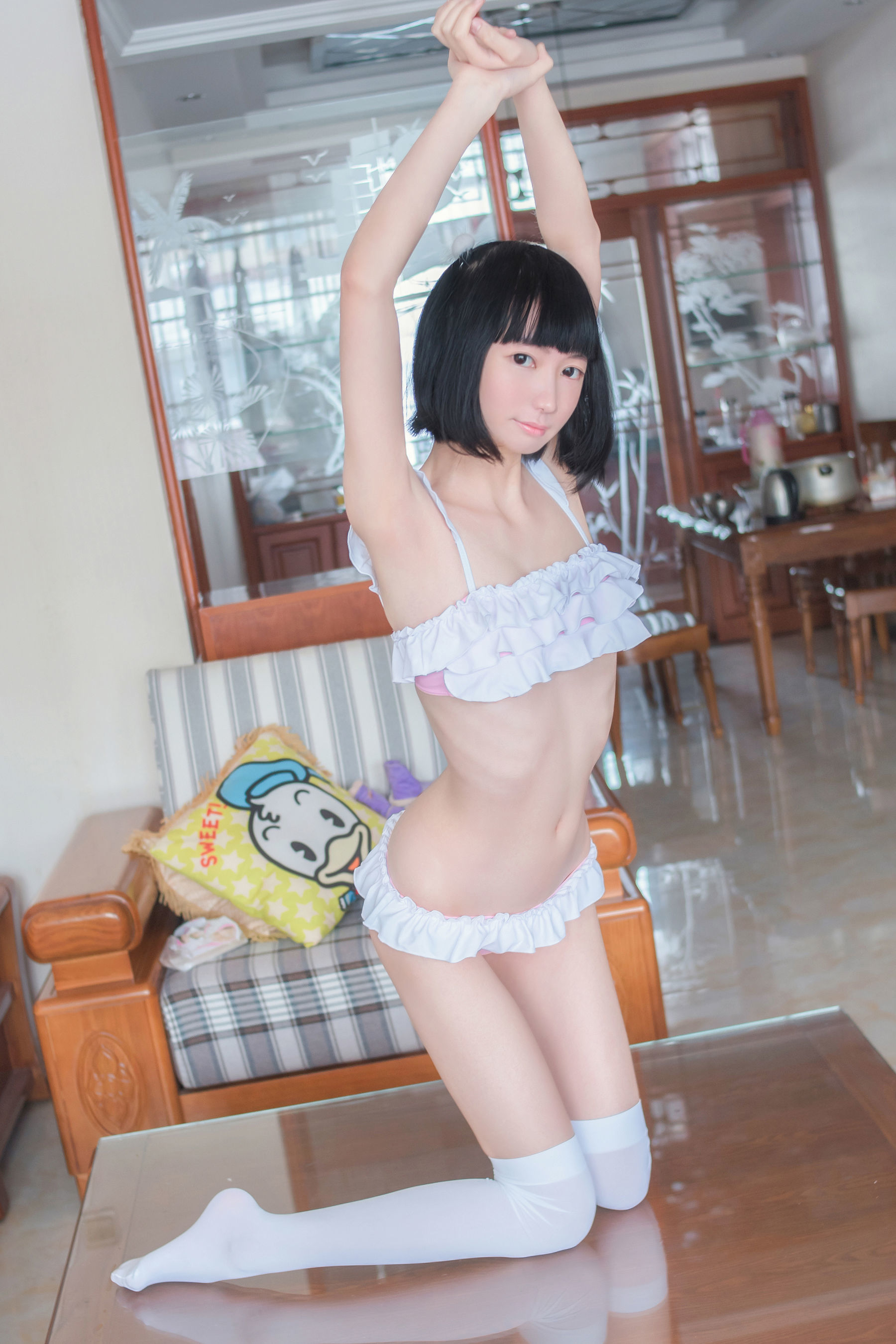 SPL.002  甜美妹妹白丝可爱内衣-图27