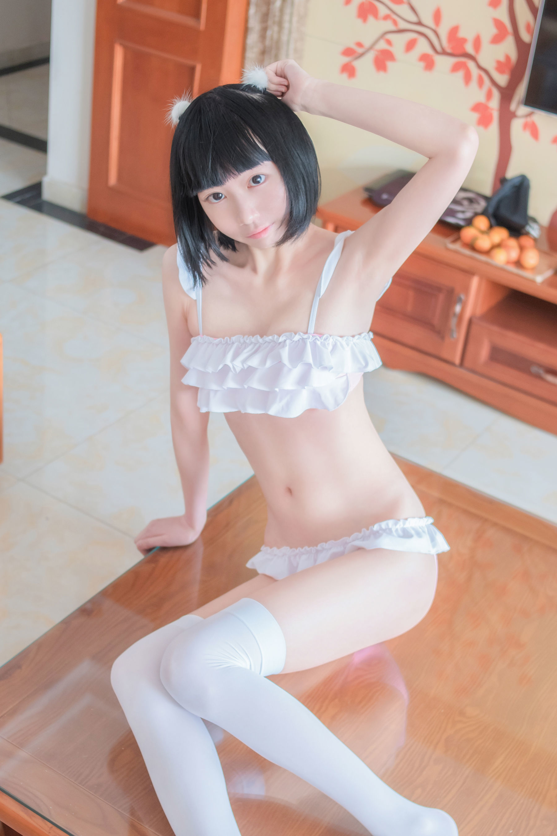 SPL.002  甜美妹妹白丝可爱内衣-图40