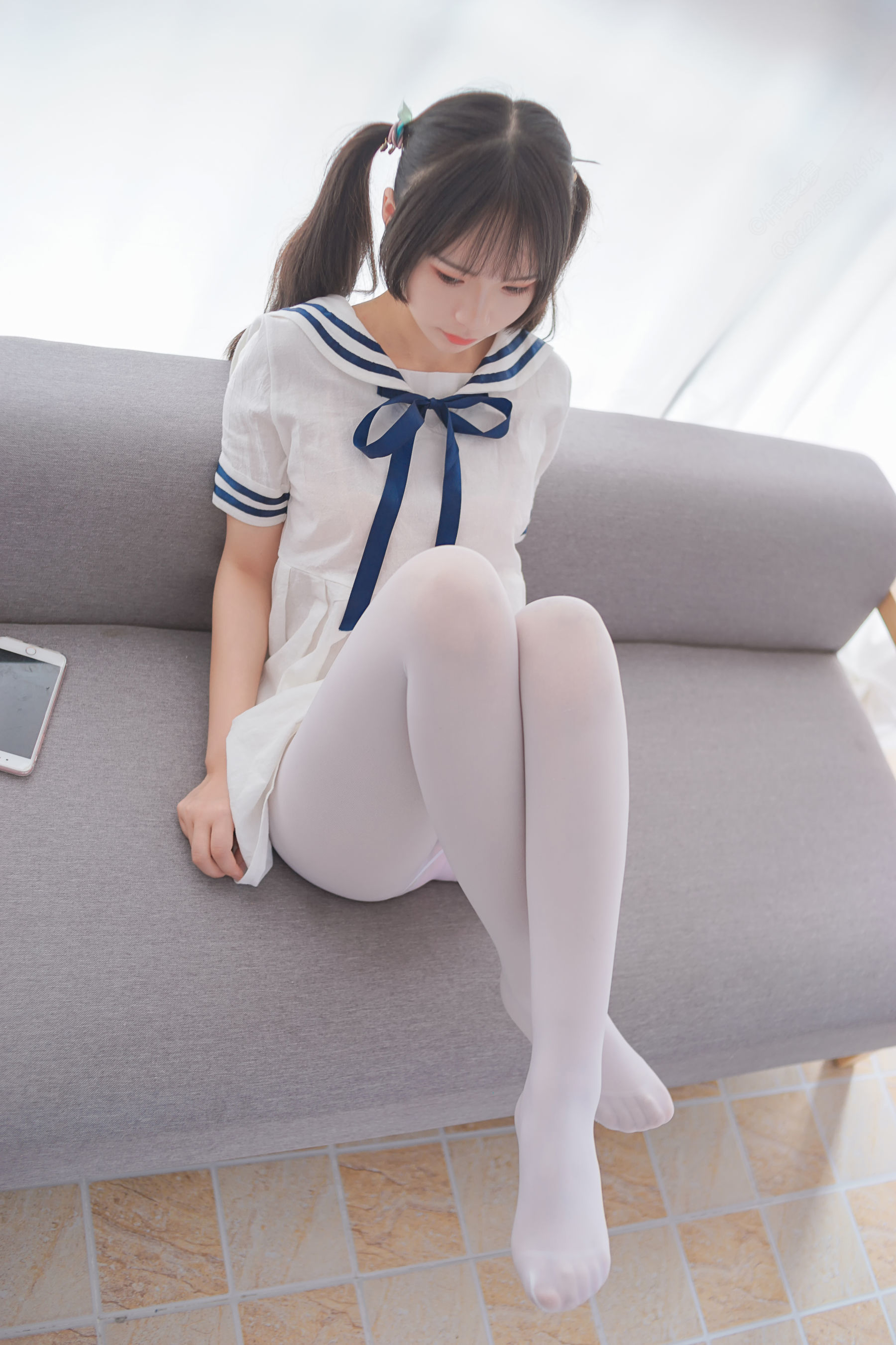 SPL.006  白裙白丝美足-图47