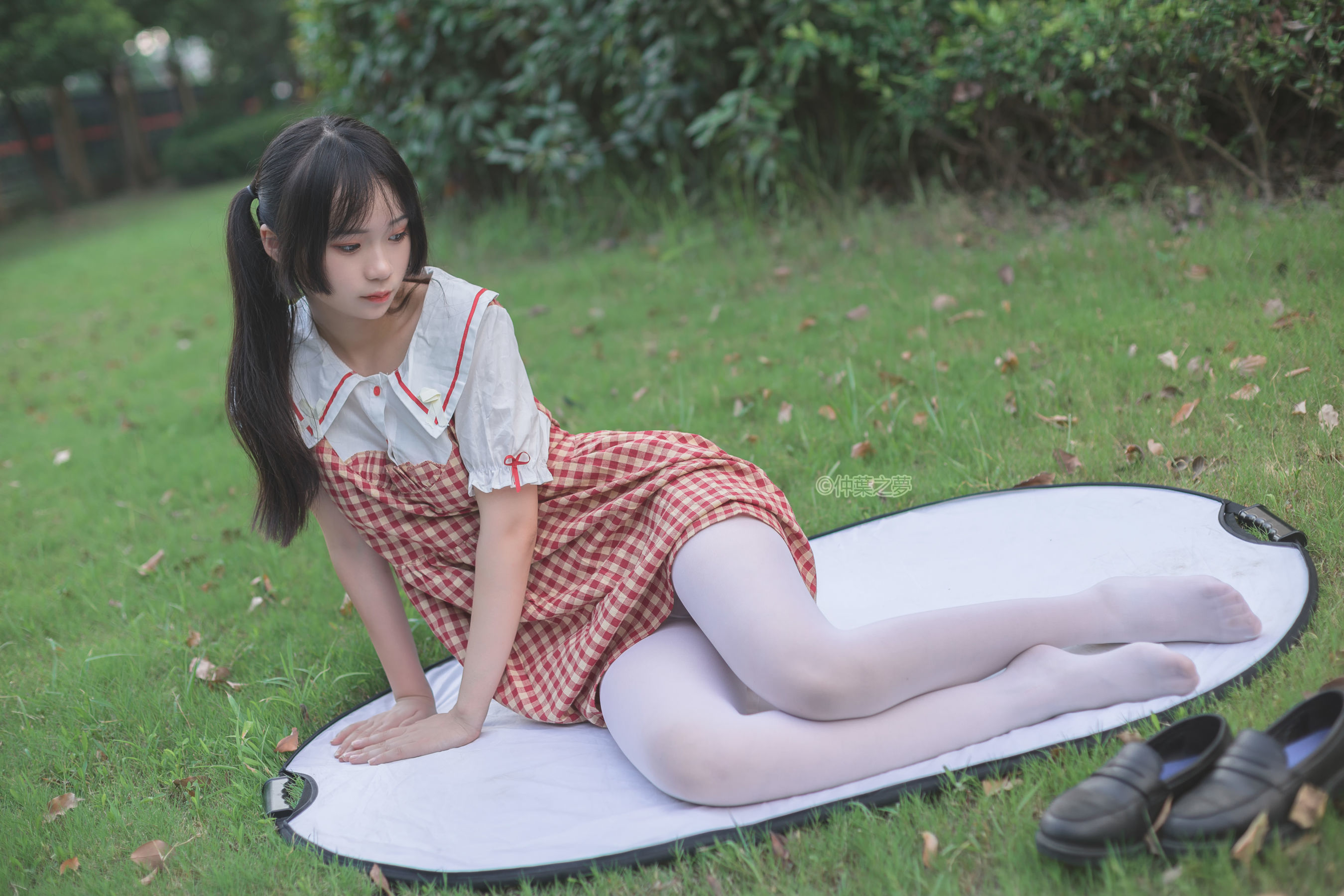 SPL.009  白丝格子连衣裙-图56