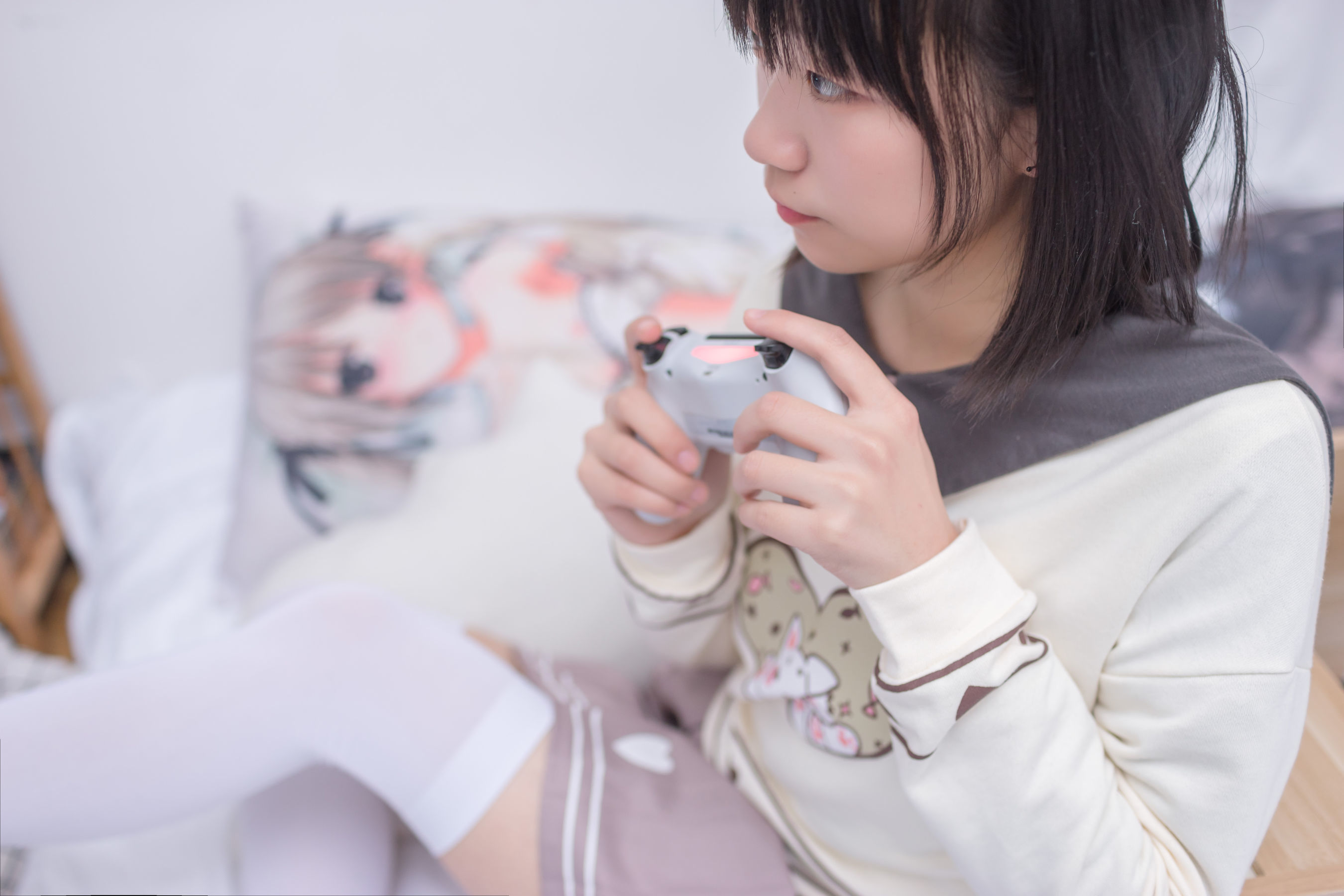 VOL.011  游戏少女的白丝-图13