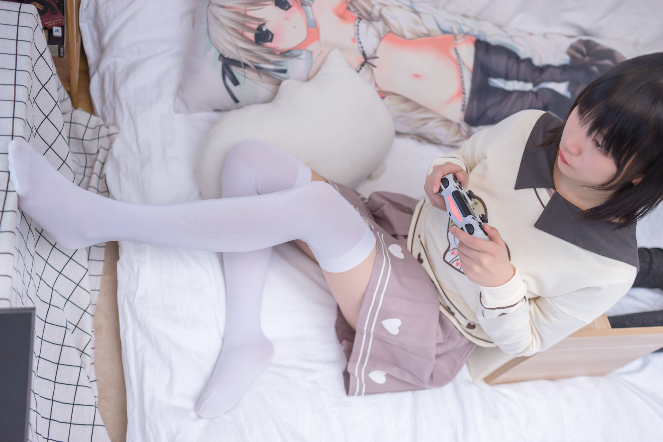 VOL.011  游戏少女的白丝-图14