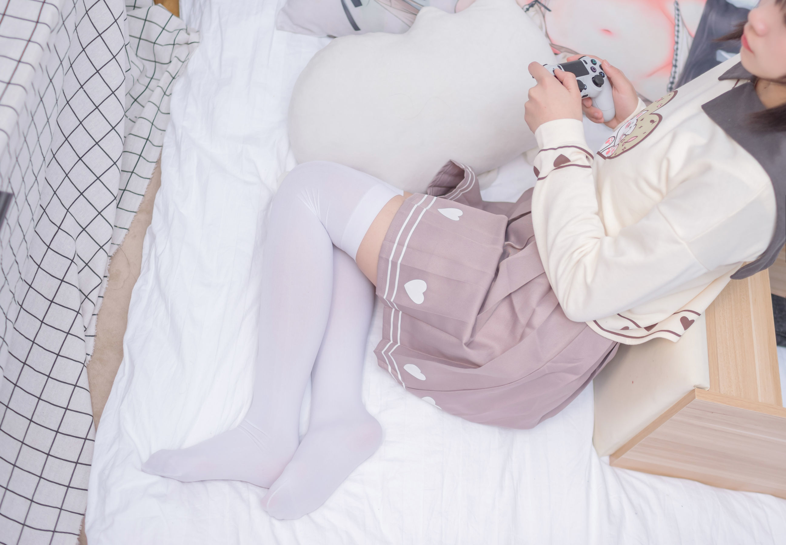 VOL.011  游戏少女的白丝-图15