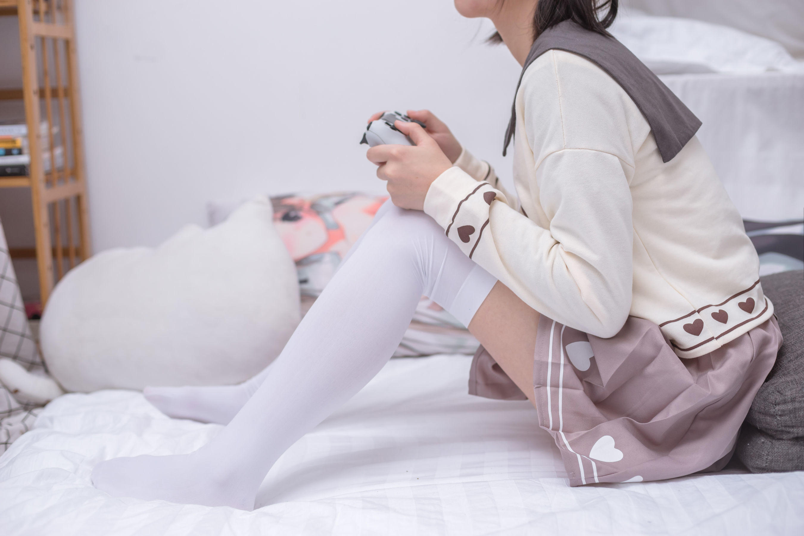 VOL.011  游戏少女的白丝-图36