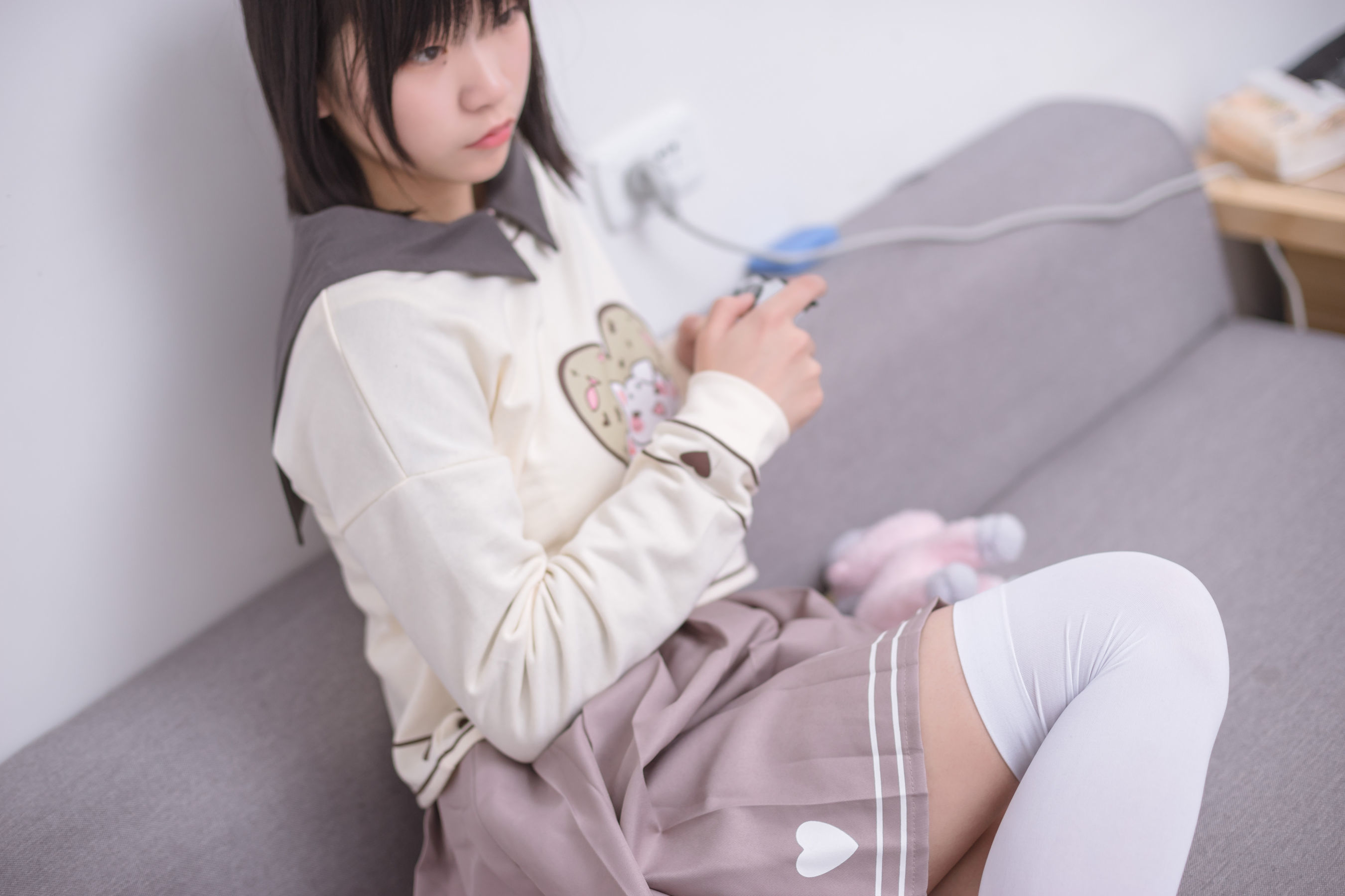 VOL.011  游戏少女的白丝-图55