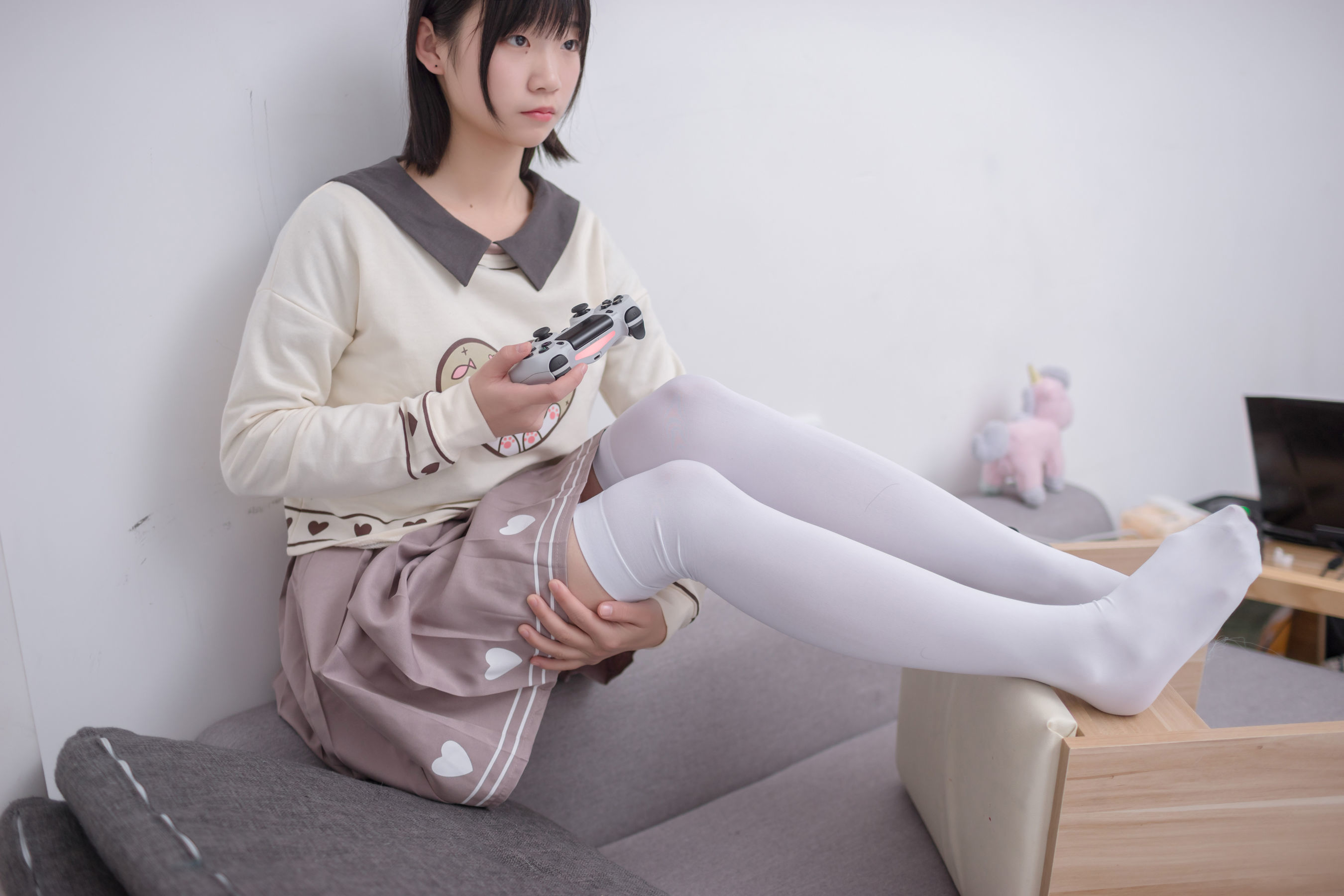 VOL.011  游戏少女的白丝-图70