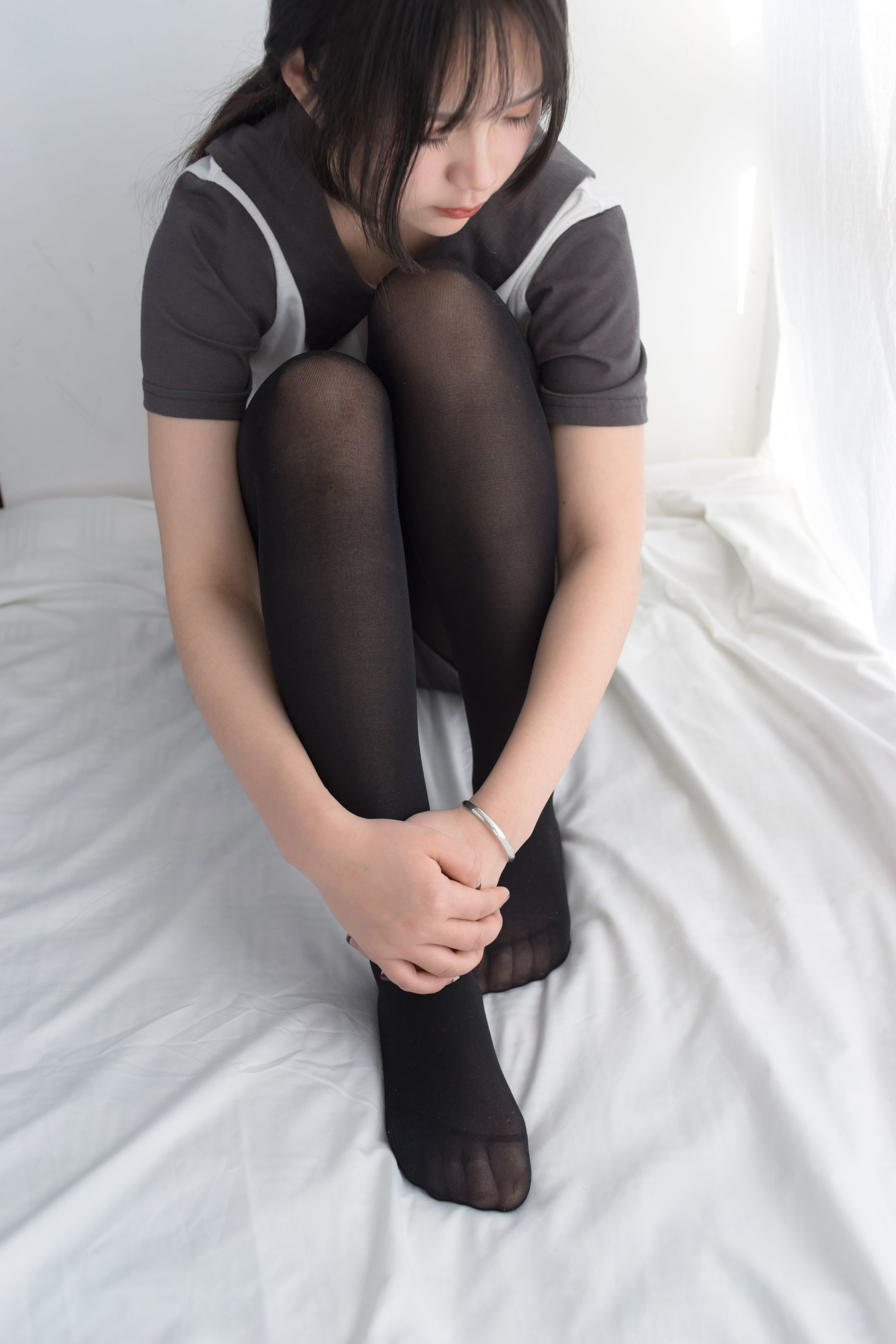 VOL.012  可爱短发少女的黑丝-图10