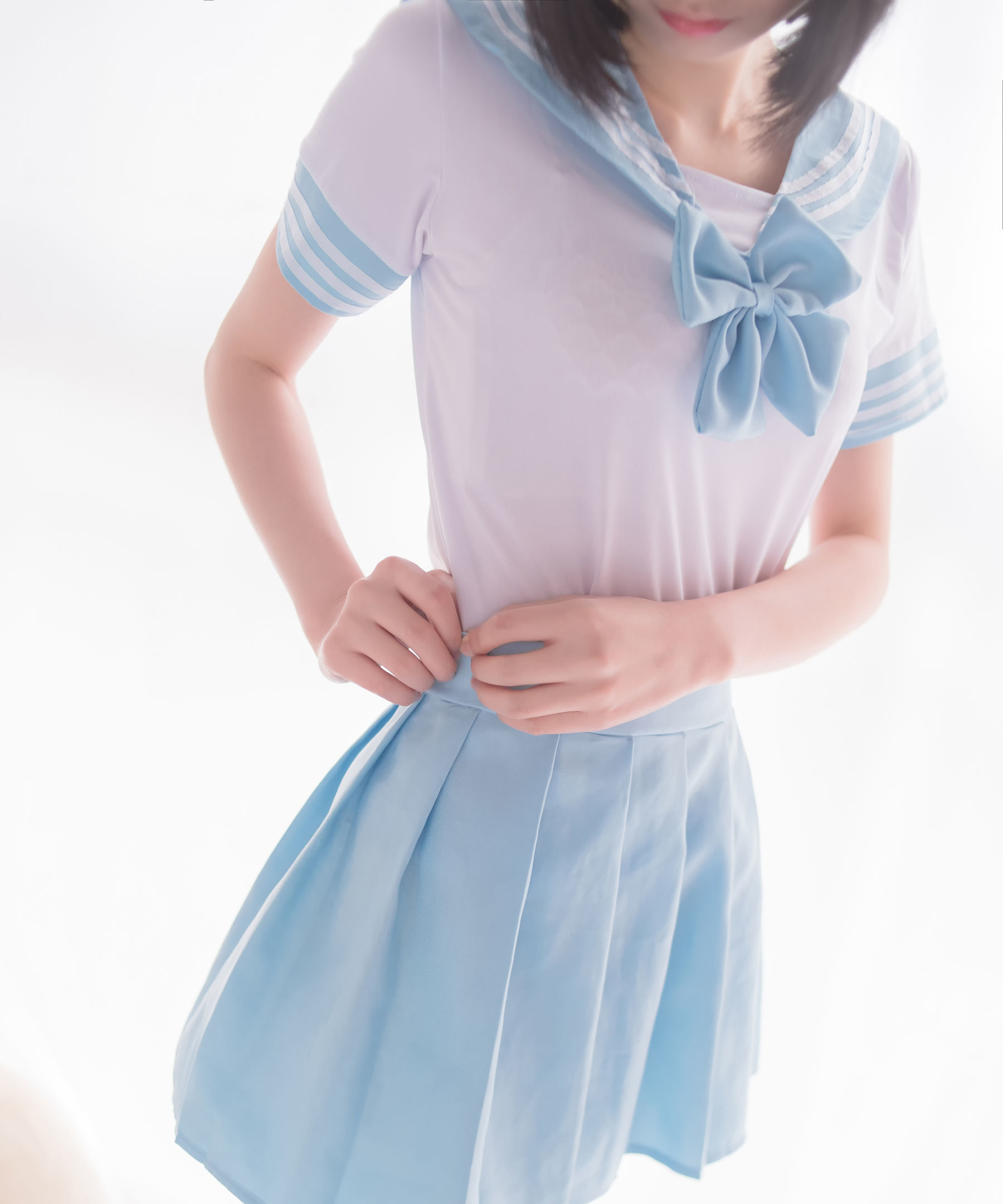 VOL.015  蓝白水手服黑丝-图47