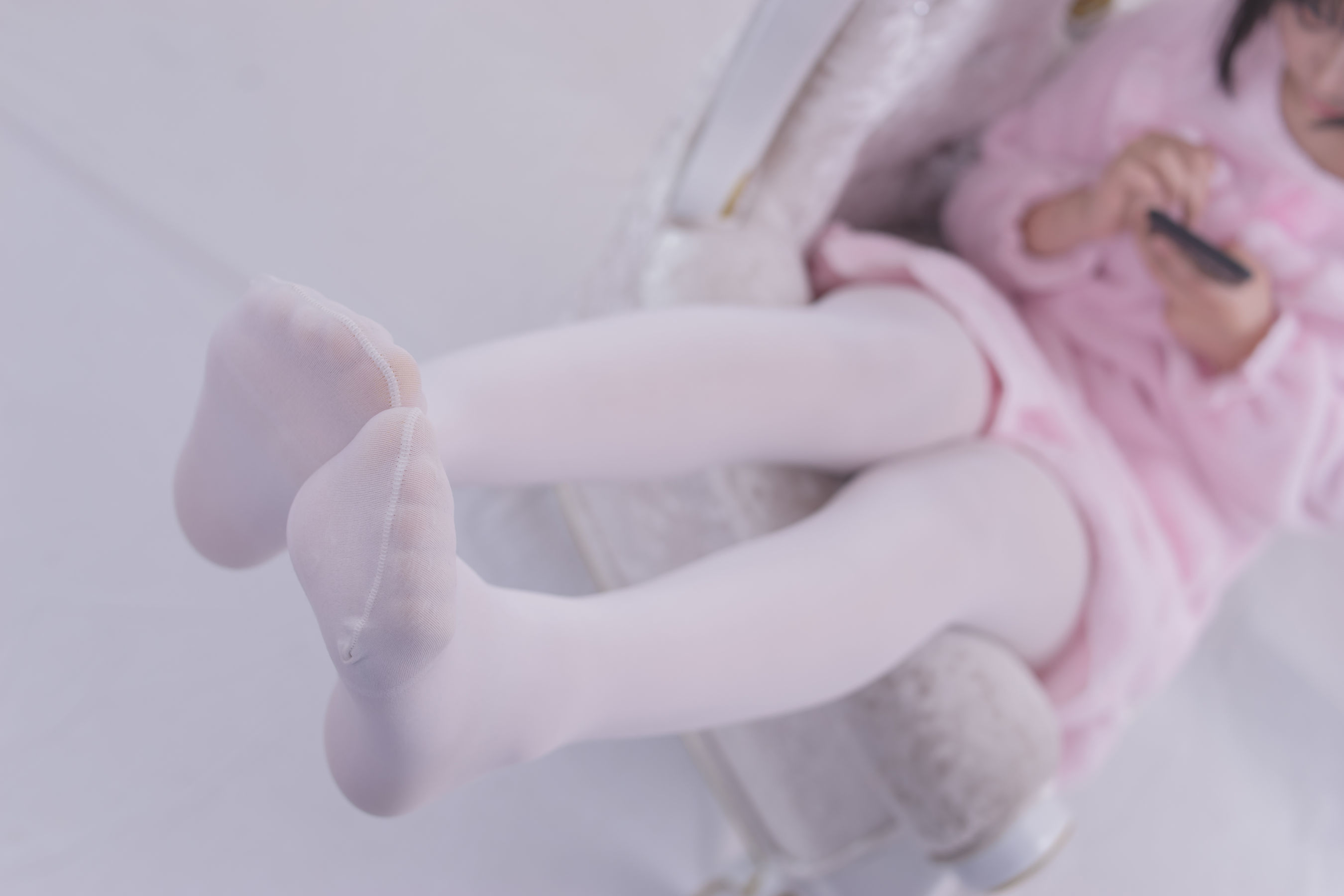 VOL.017  粉红毛茸茸睡衣白丝少女-图32