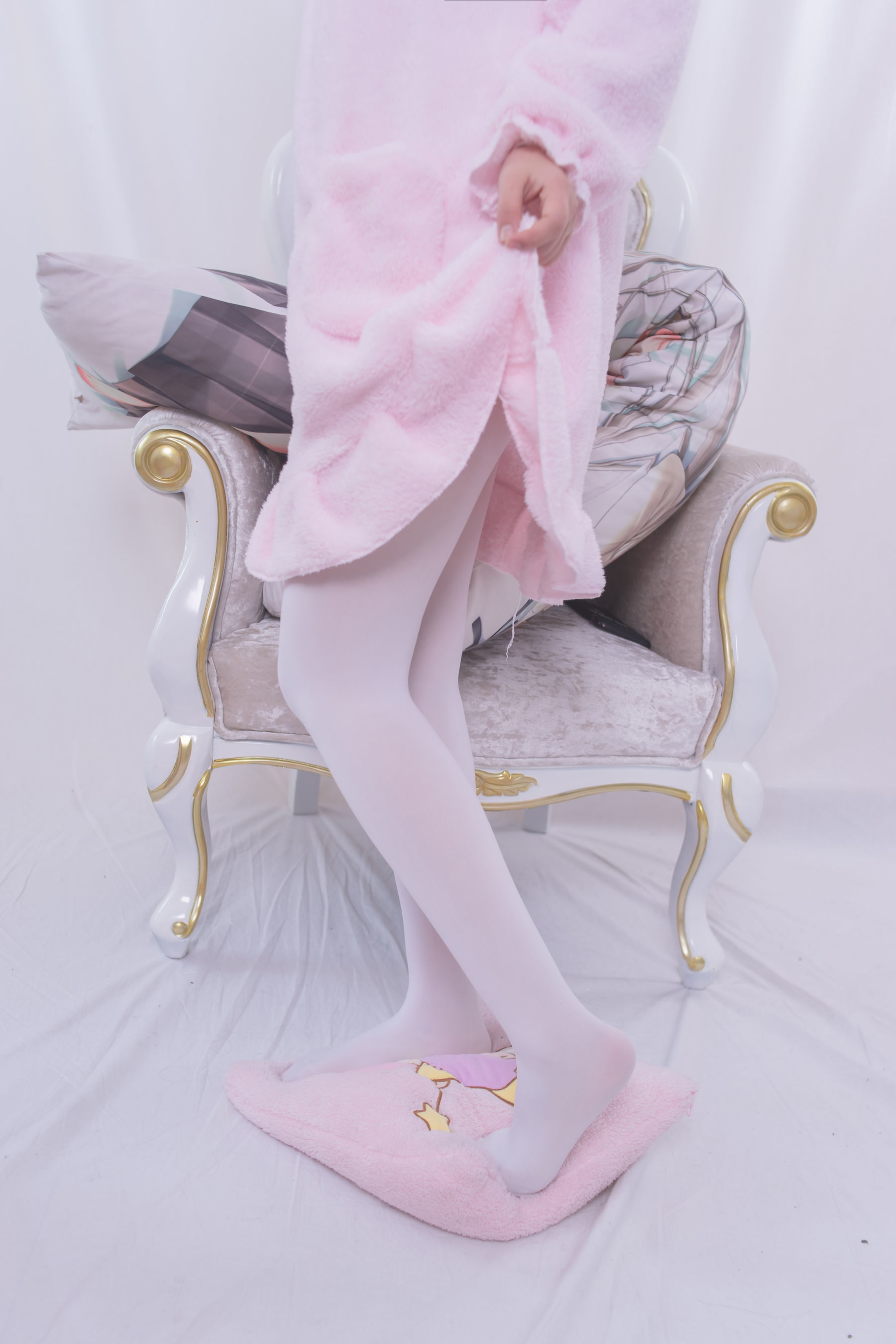 VOL.017  粉红毛茸茸睡衣白丝少女-图70