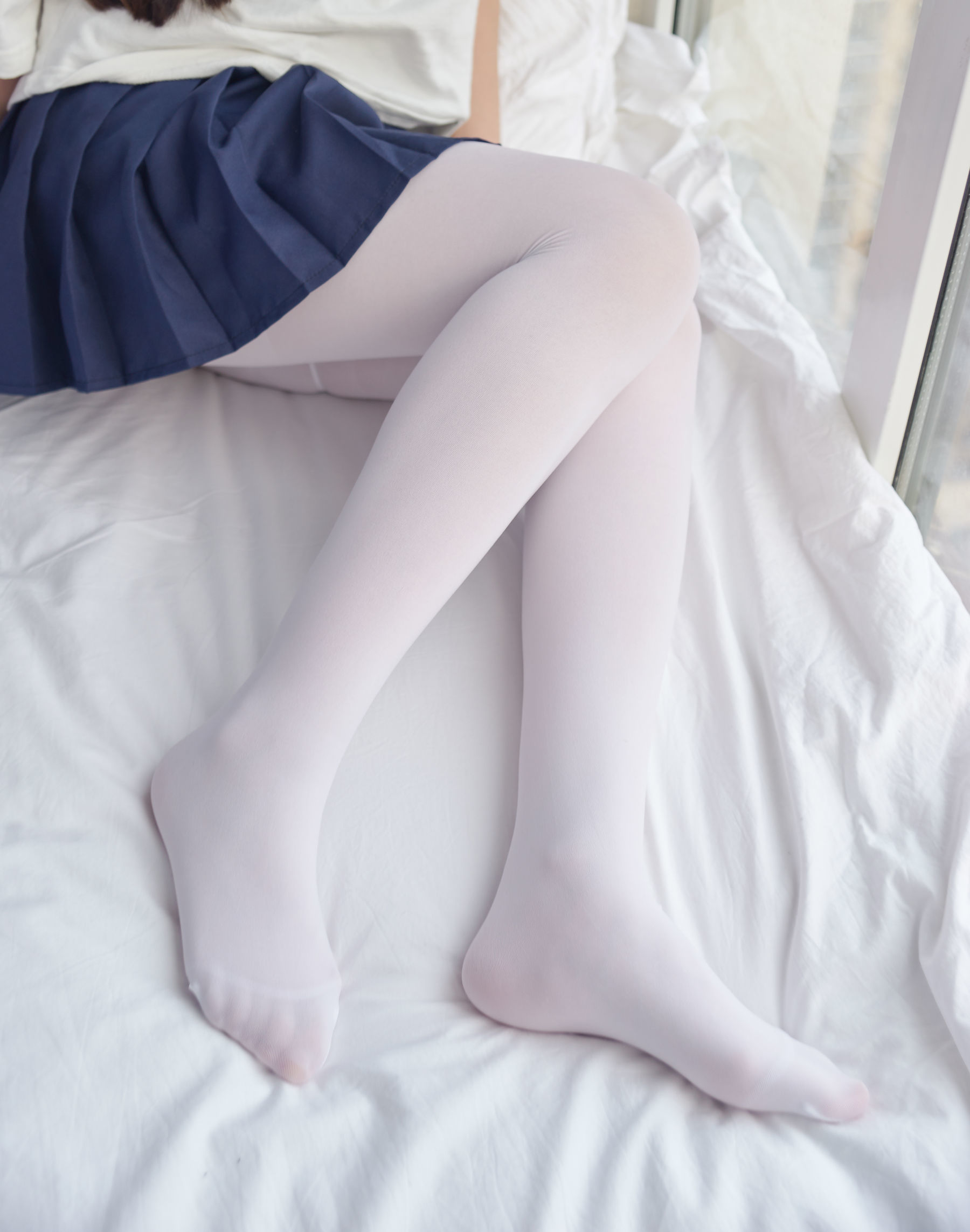 VOL.018  窗台上的白丝女孩-图22