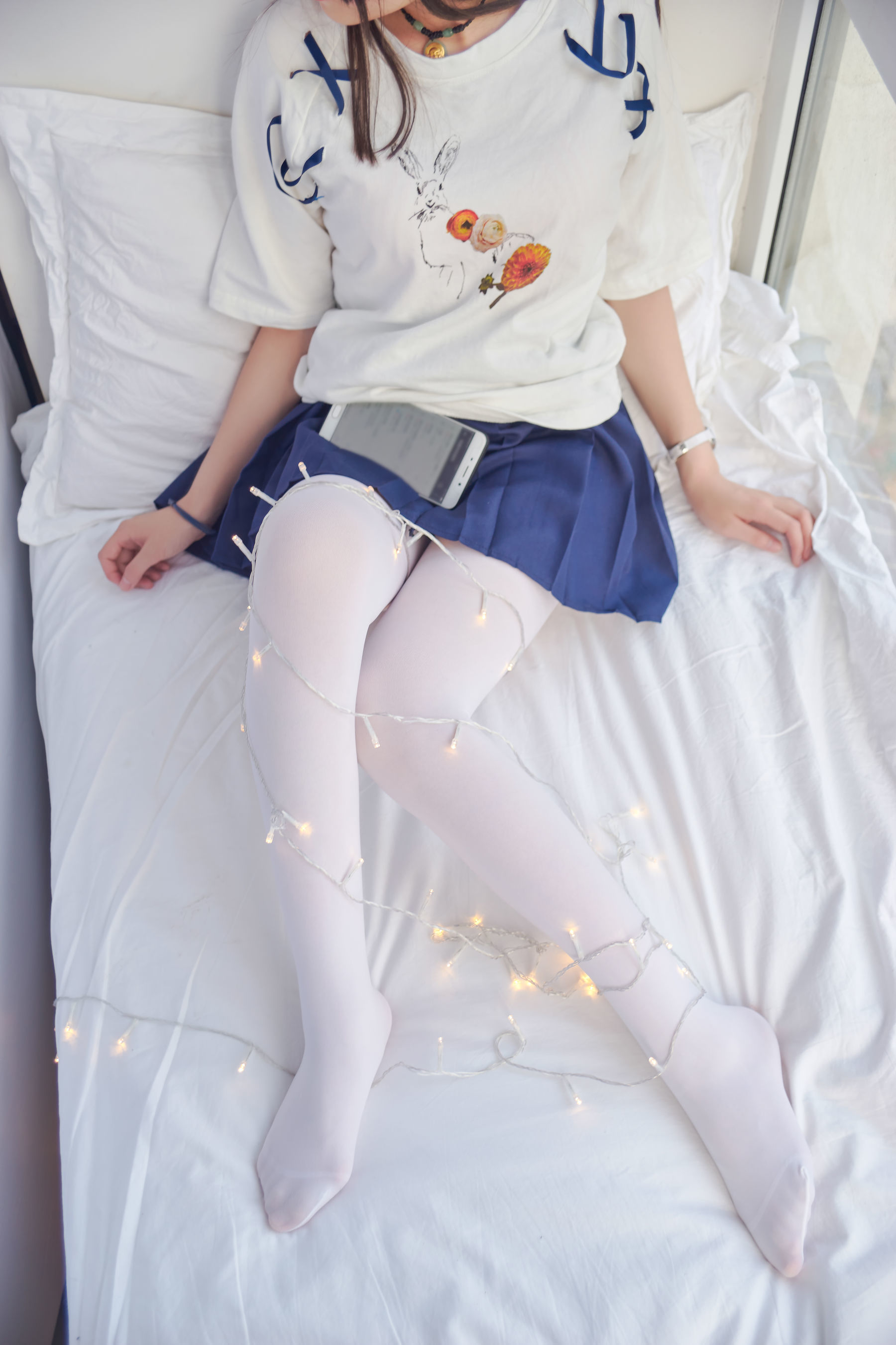 VOL.018  窗台上的白丝女孩-图25