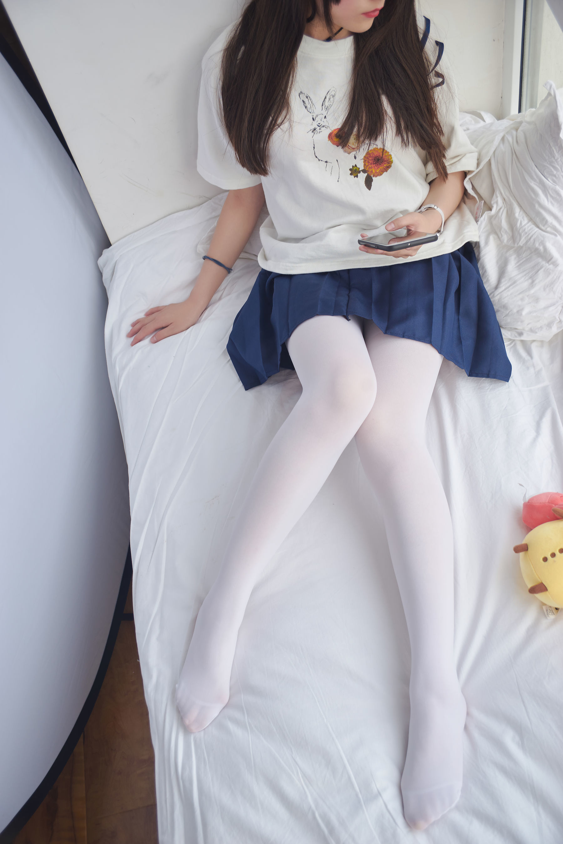 VOL.018  窗台上的白丝女孩-图7