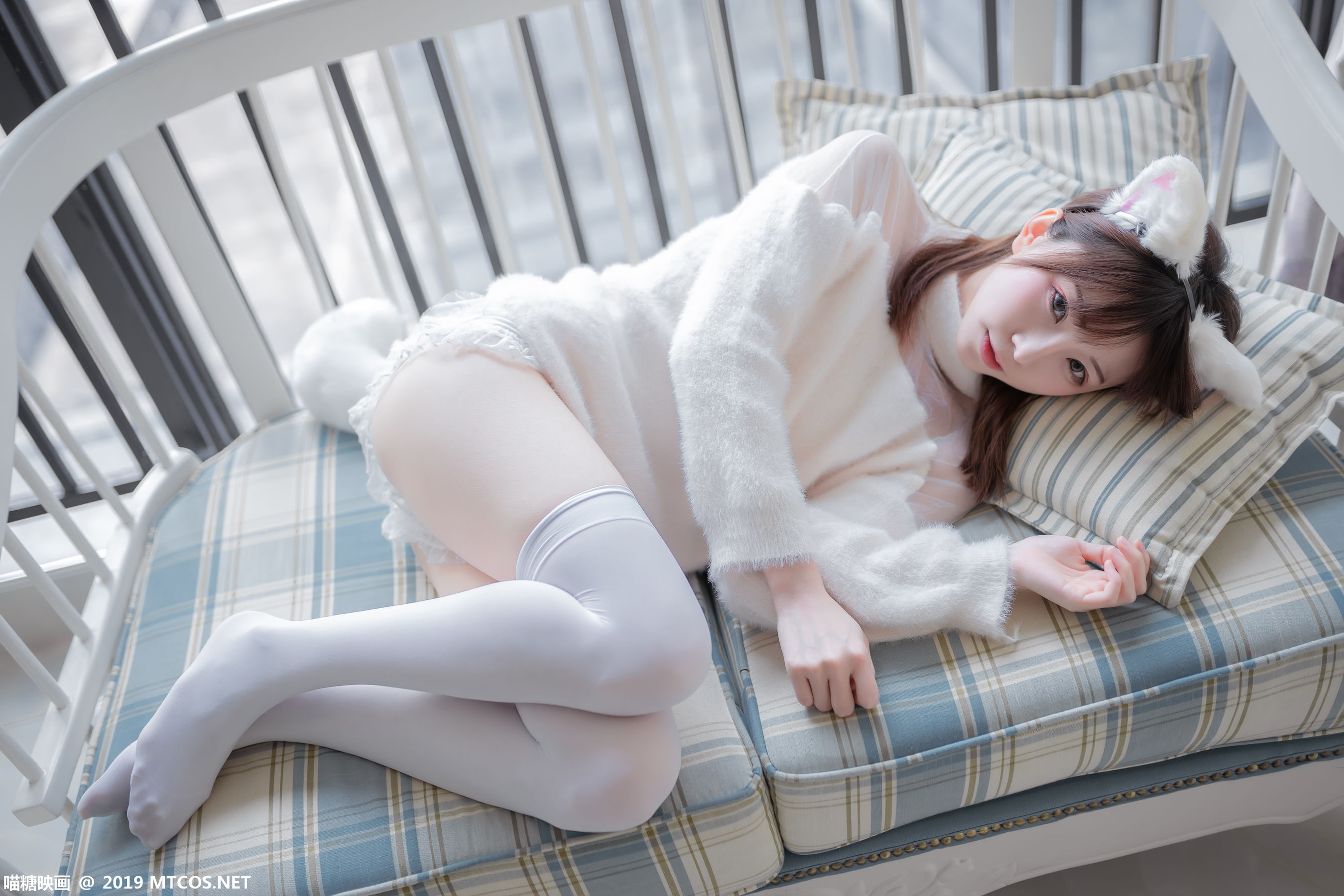 VOL.027 白丝猫耳-图12